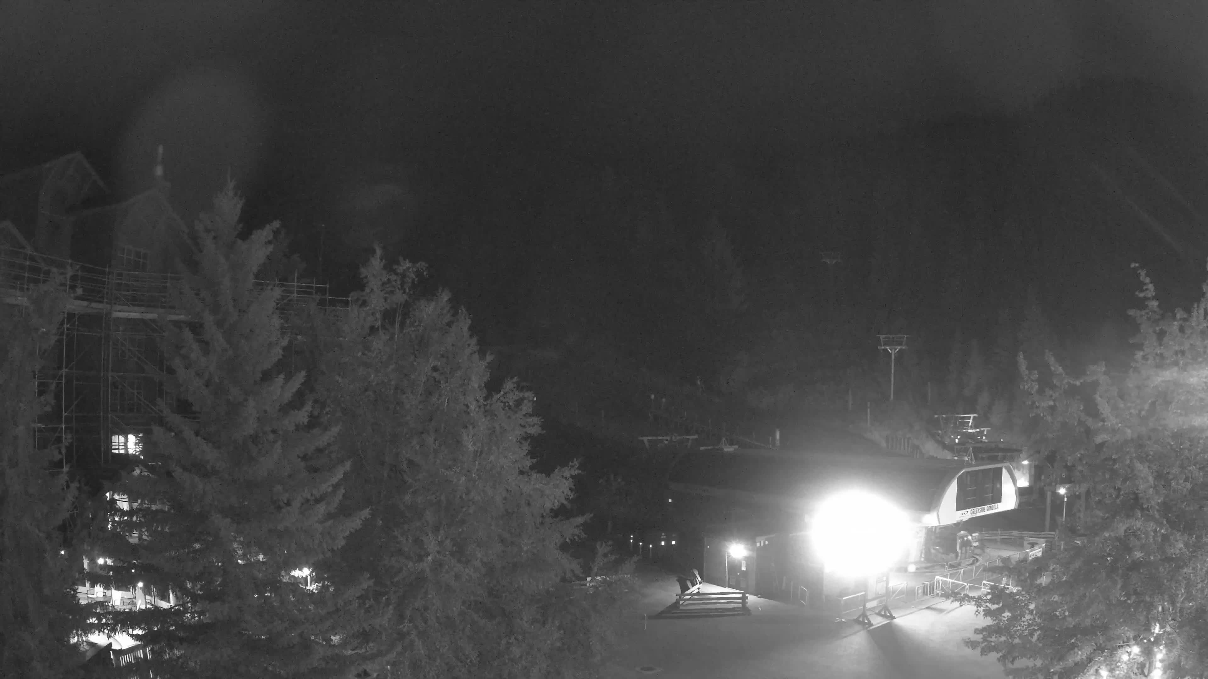 Whistler Blackcomb Creekside snow cam captured at 13 September 2026 at 11:51 pm GMT-7