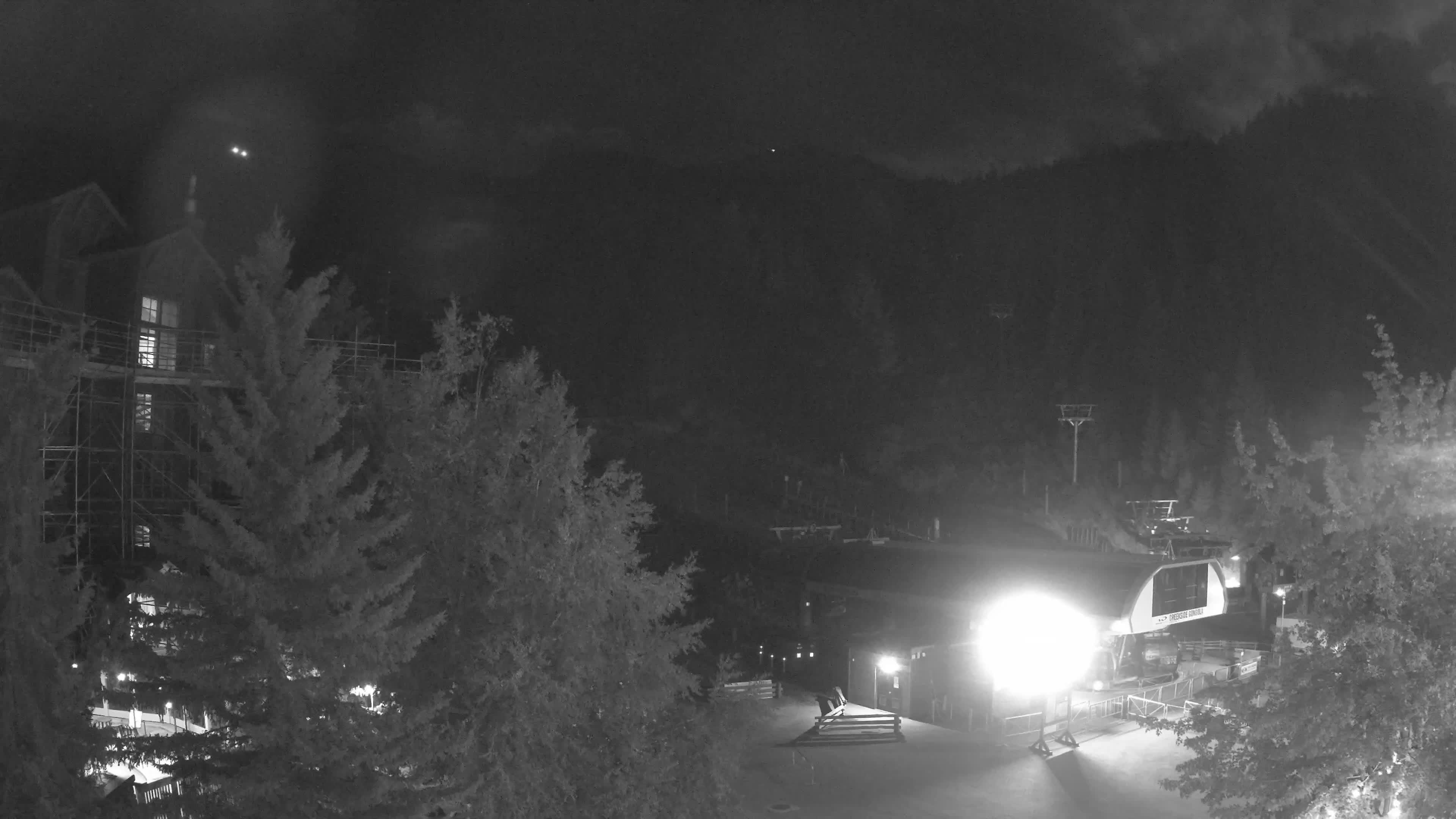 Whistler Blackcomb Creekside snow cam captured at 21 September 2026 at 11:58 pm GMT-7