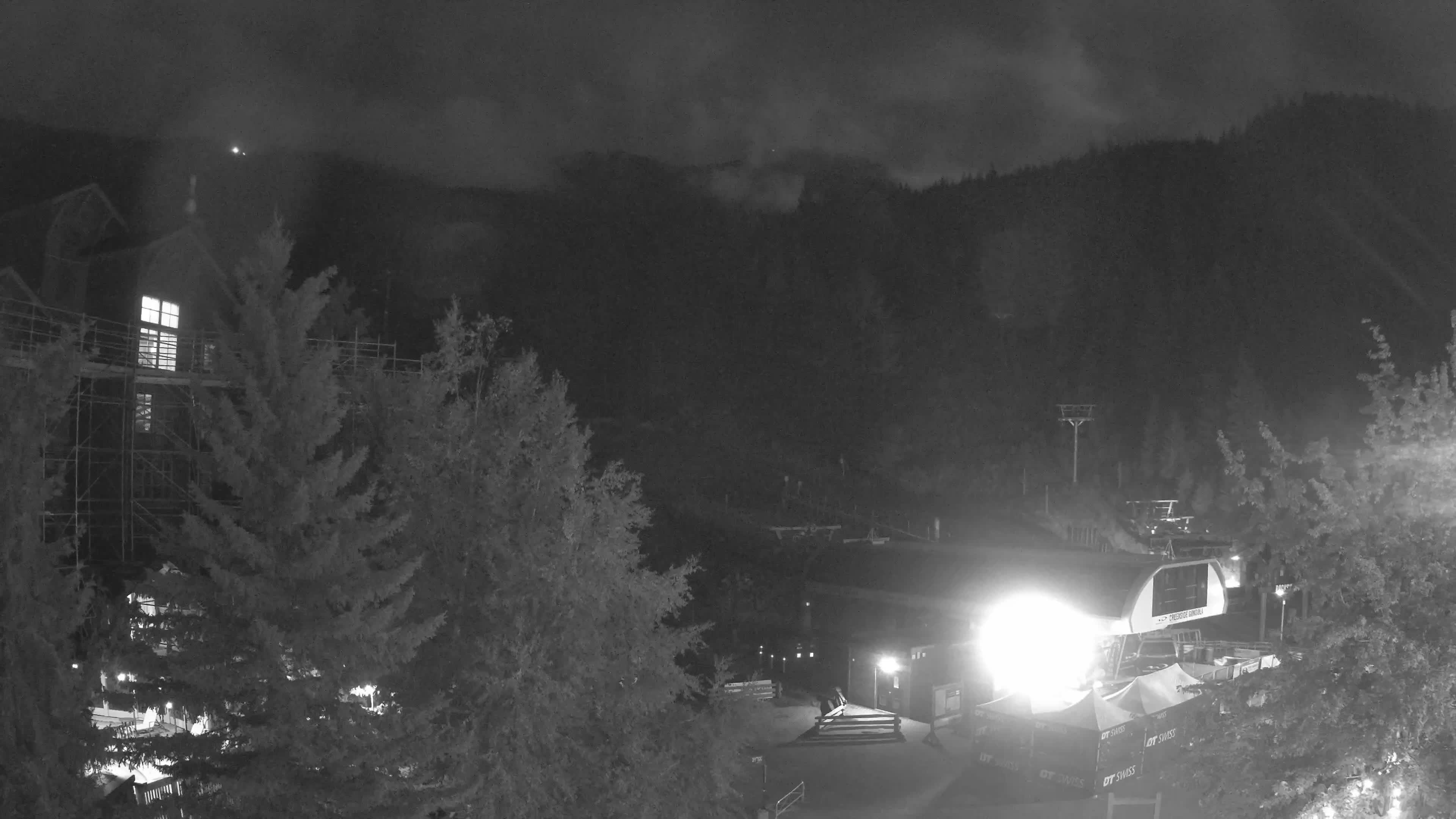 Whistler Blackcomb Creekside snow cam captured at 23 September 2026 at 11:53 pm GMT-7