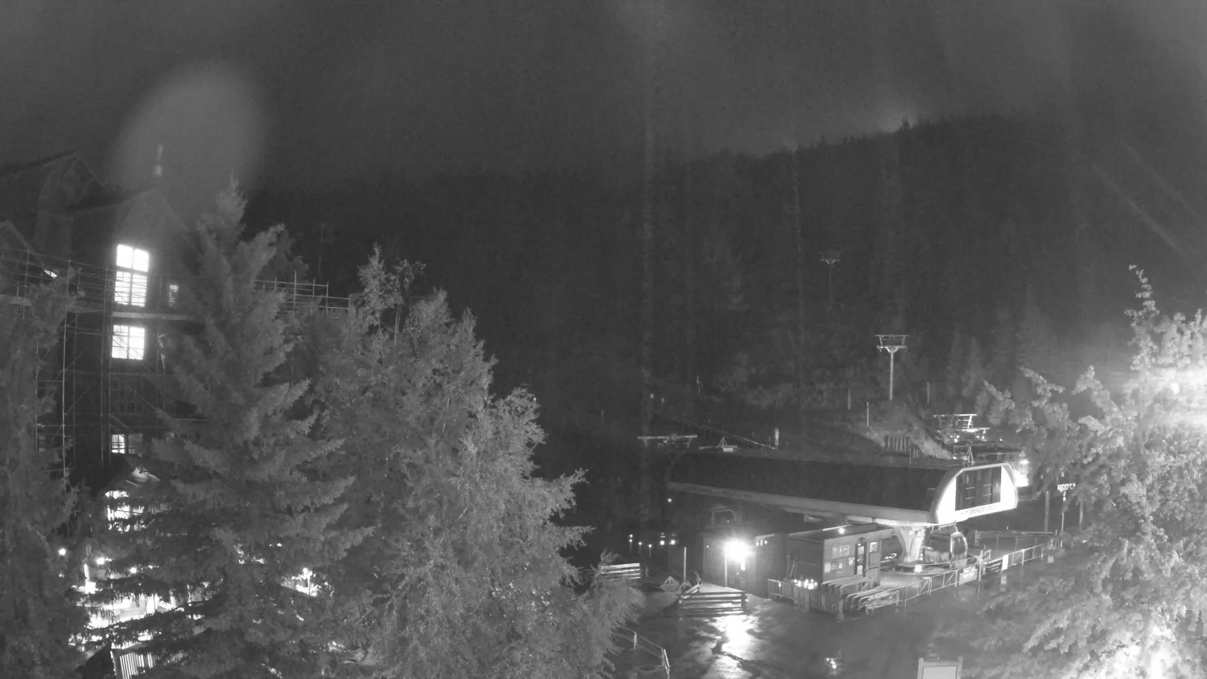 Whistler Blackcomb Creekside snow cam captured at 28 September 2026 at 11:58 pm GMT-7
