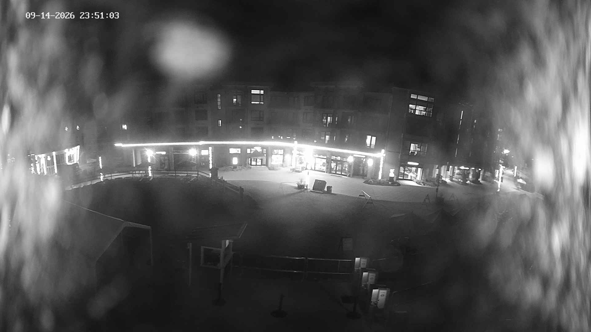 Revelstoke Village snow cam captured at 14 September 2026 at 11:57 pm GMT-7