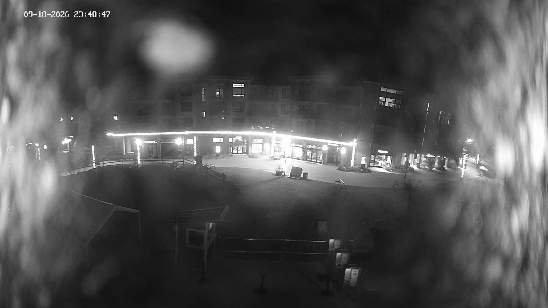 Revelstoke Village snow cam captured at 18 September 2026 at 11:54 pm GMT-7