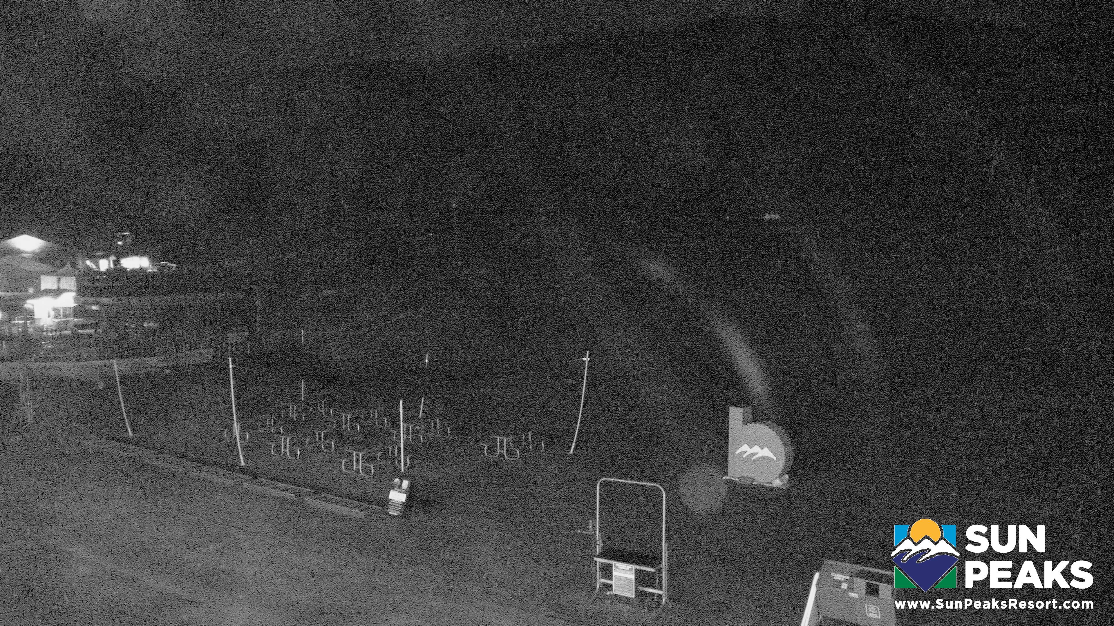Sun Peaks Village Day Lodge Slopeside snow cam captured at 24 September 2026 at 11:54 pm GMT-7