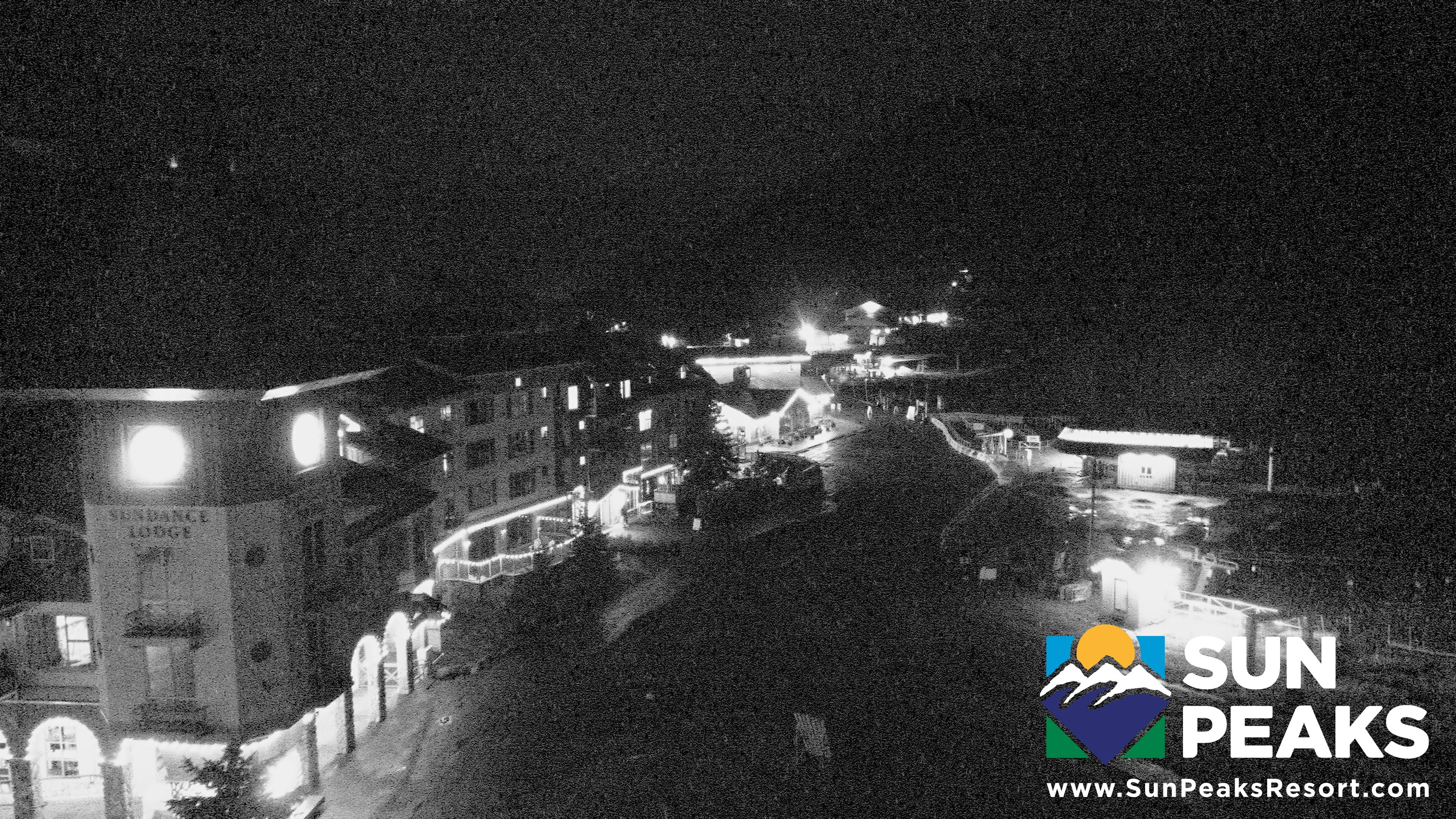 Sun Peaks Valley snow cam captured at 25 September 2026 at 11:57 pm GMT-7
