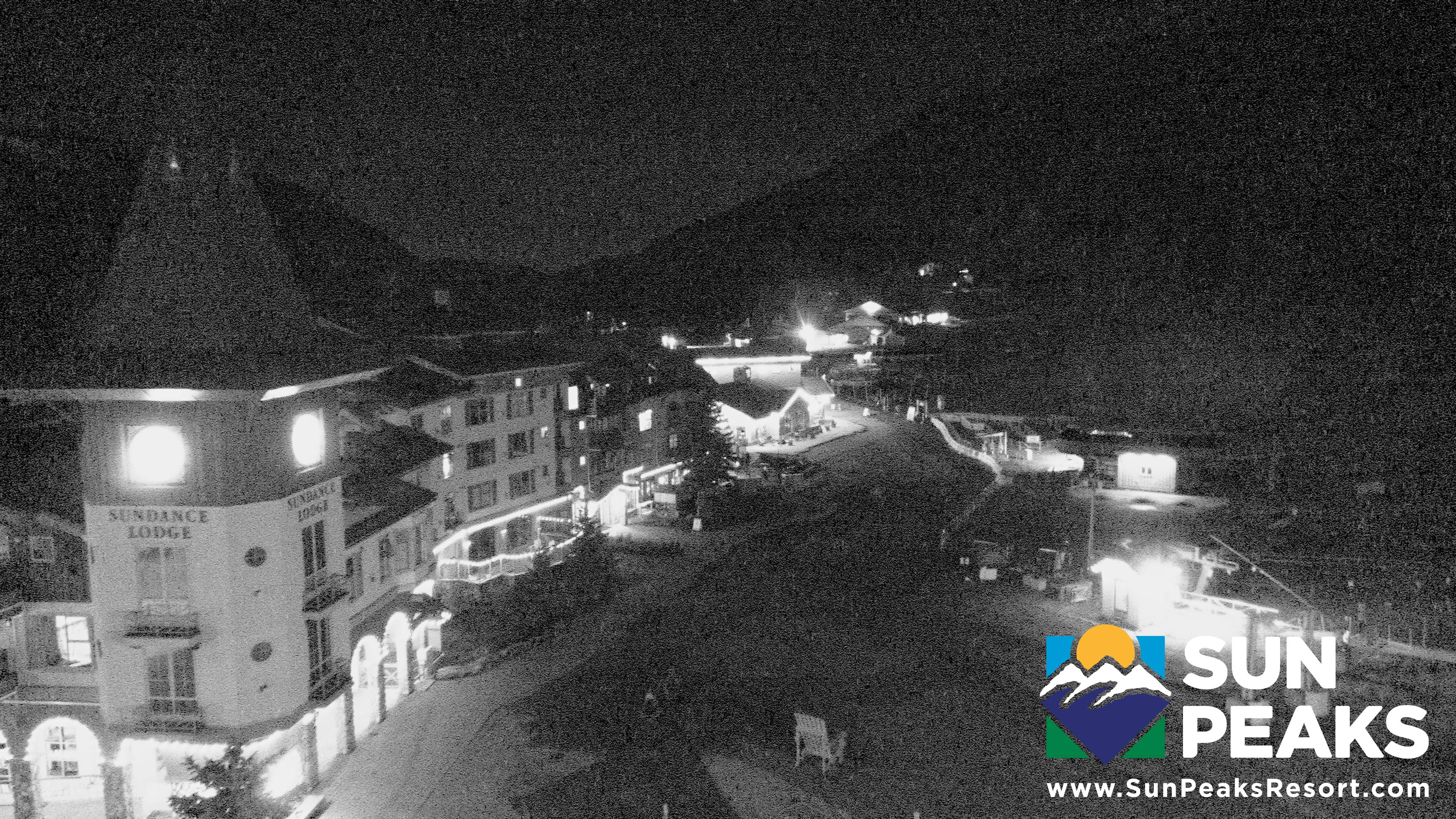 Sun Peaks Valley snow cam captured at 26 September 2026 at 10:56 pm GMT-7