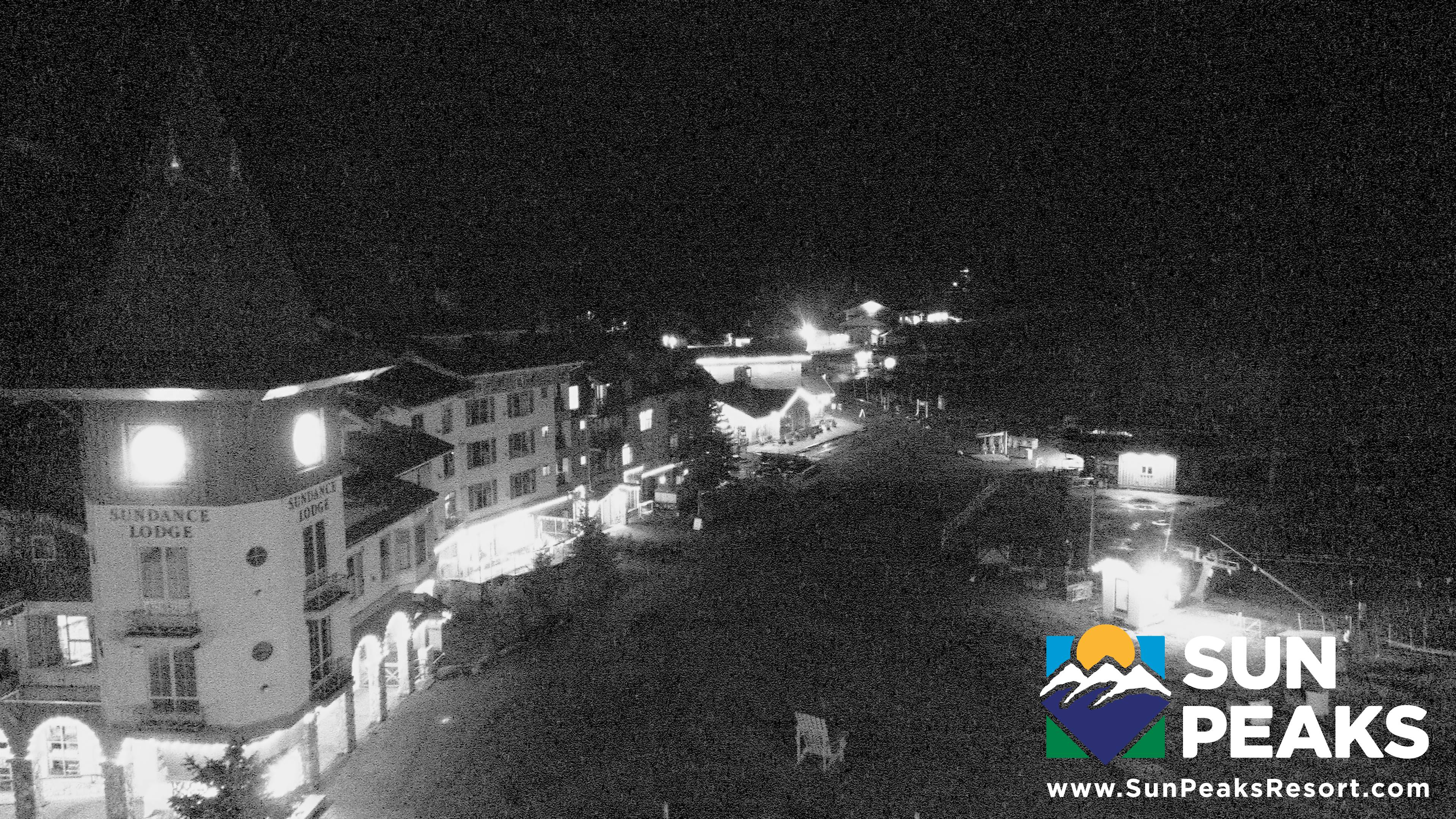 Sun Peaks Valley snow cam captured at 1 October 2026 at 11:49 pm GMT-7