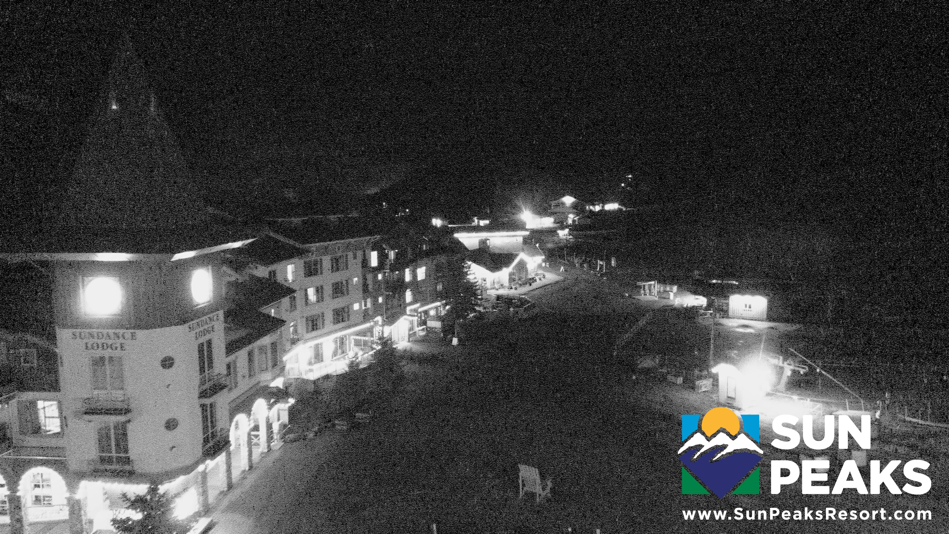 Sun Peaks Valley snow cam captured at 2 October 2026 at 11:45 pm GMT-7