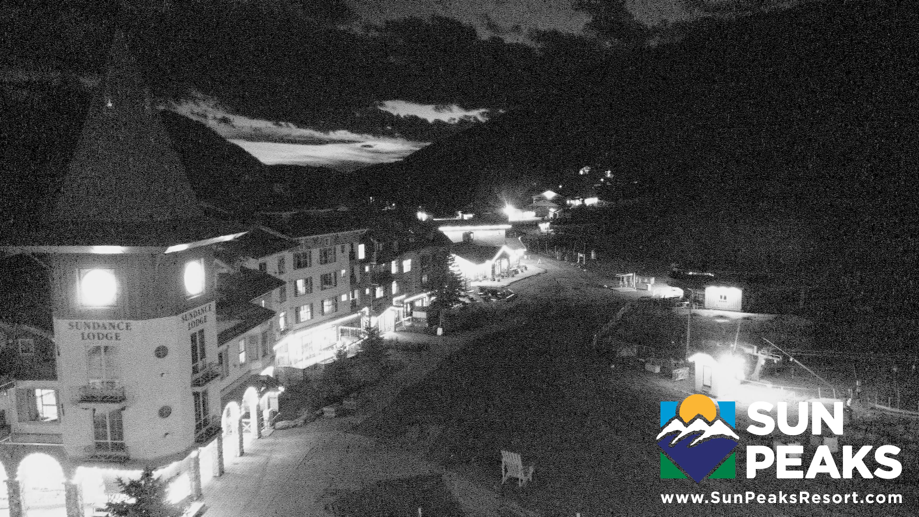 Sun Peaks Valley snow cam captured at 5 October 2026 at 7:37 pm GMT-7