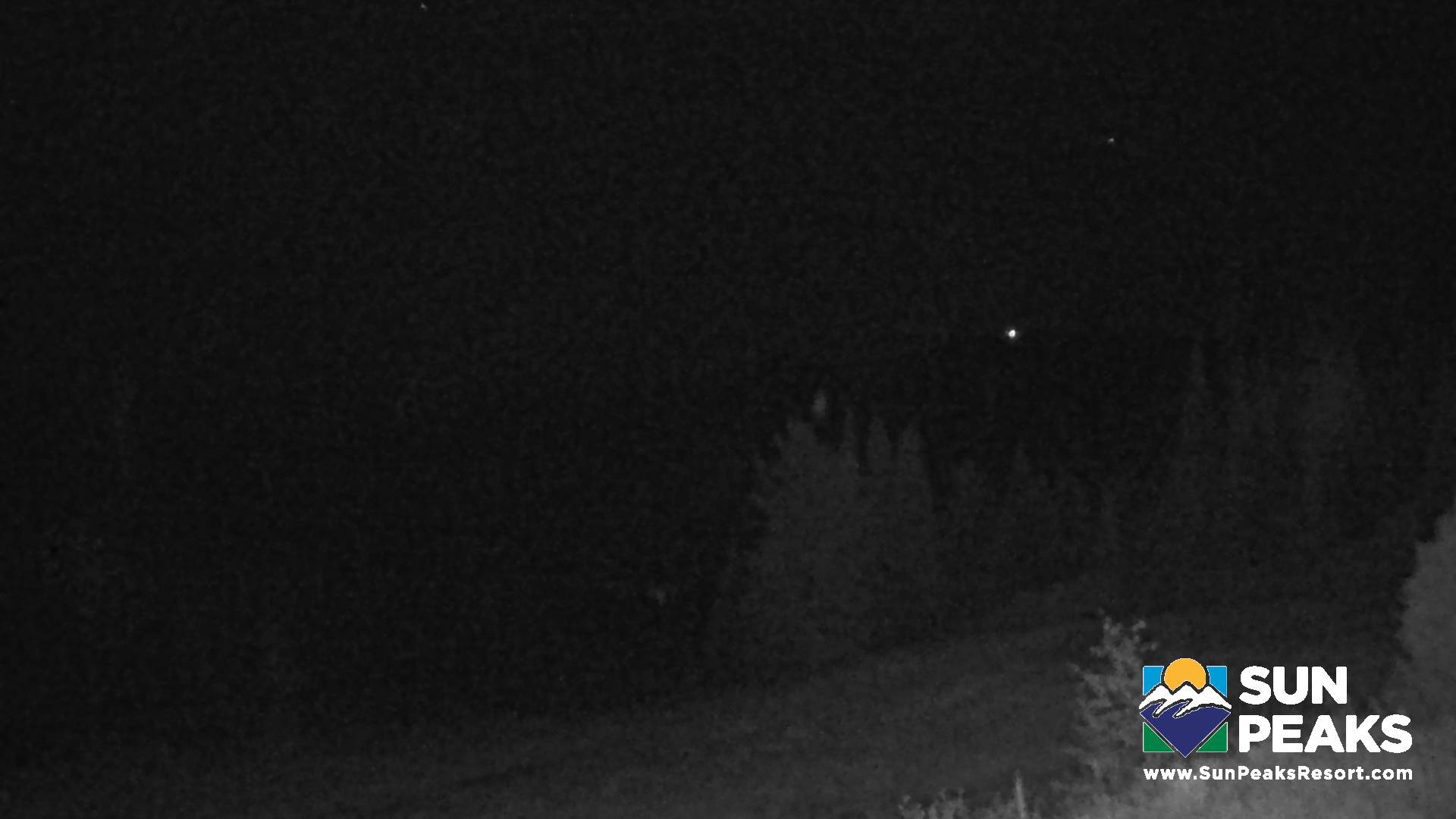 Sun Peaks Elevation - Mount Morrisey snow cam captured at 13 September 2026 at 11:51 pm GMT-7