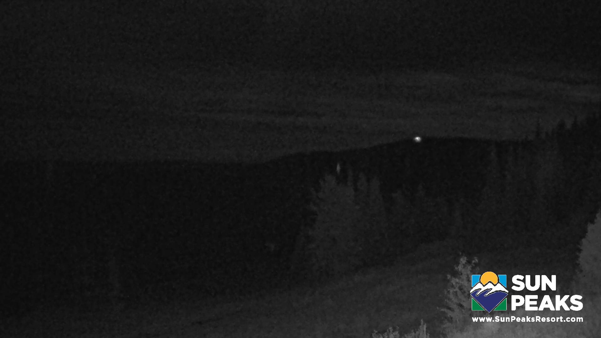 Sun Peaks Elevation - Mount Morrisey snow cam captured at 21 September 2026 at 11:49 pm GMT-7