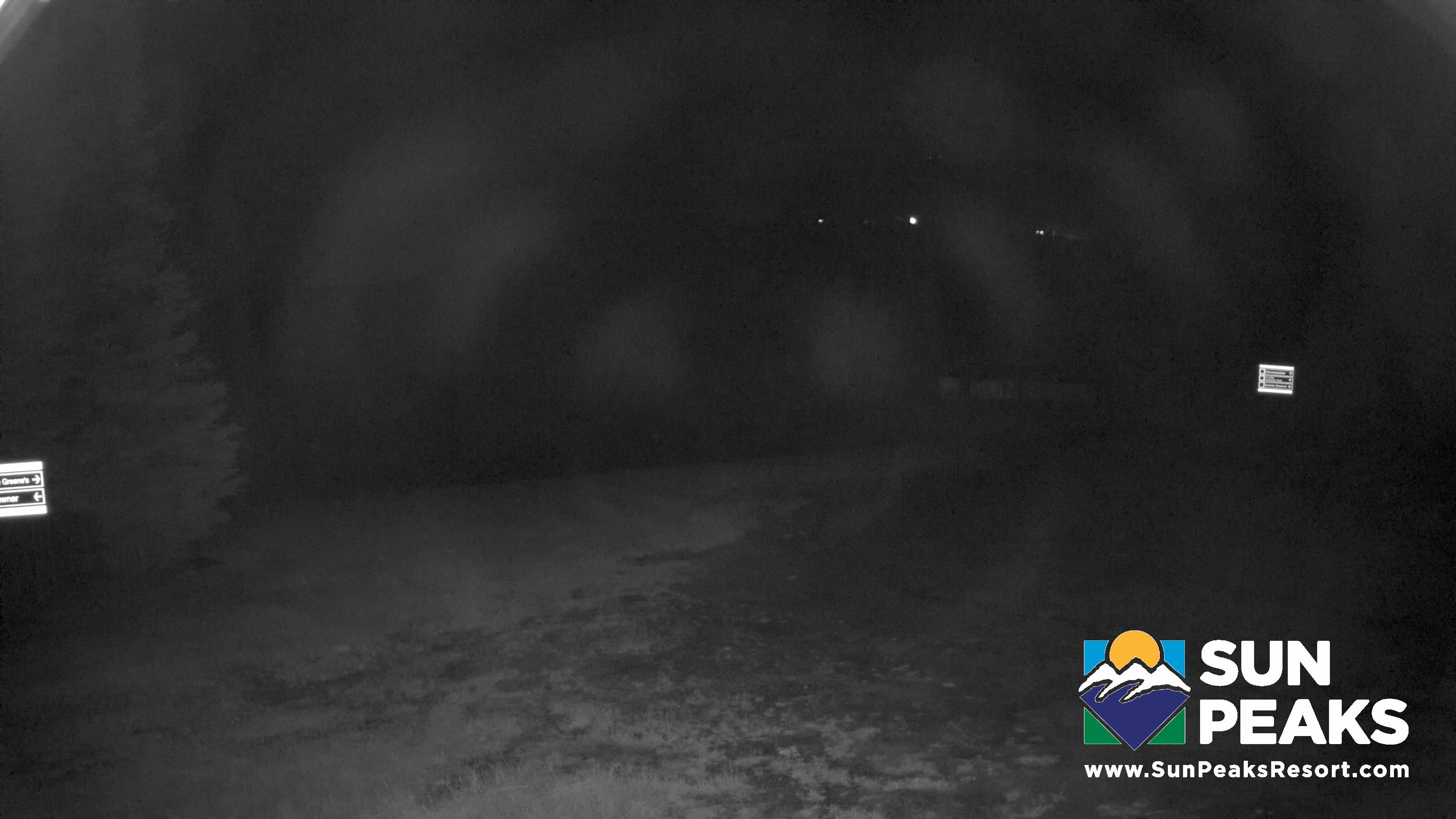 Sun Peaks Sundance snow cam captured at 13 September 2026 at 11:51 pm GMT-7