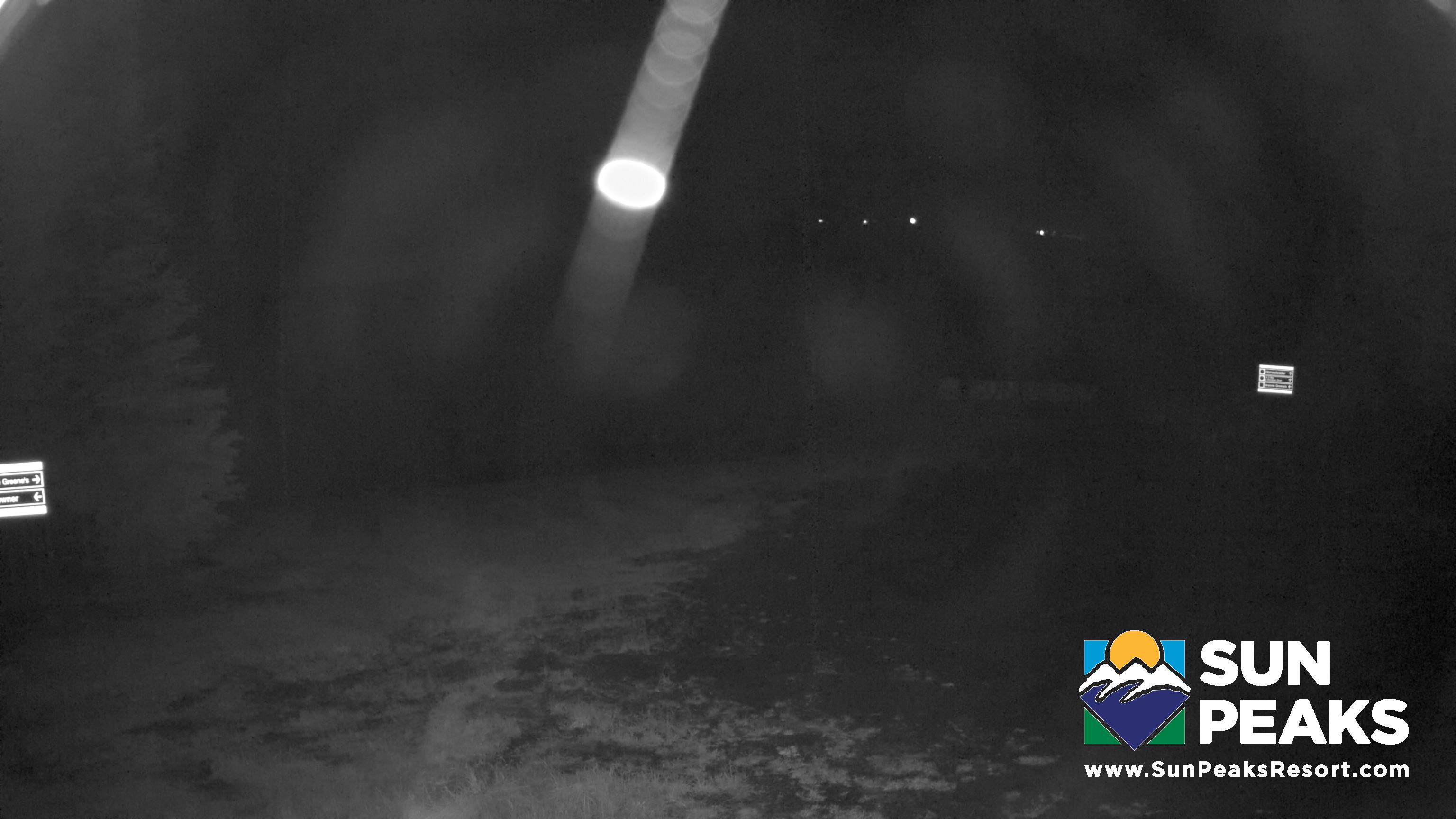 Sun Peaks Sundance snow cam captured at 14 September 2026 at 11:58 pm GMT-7