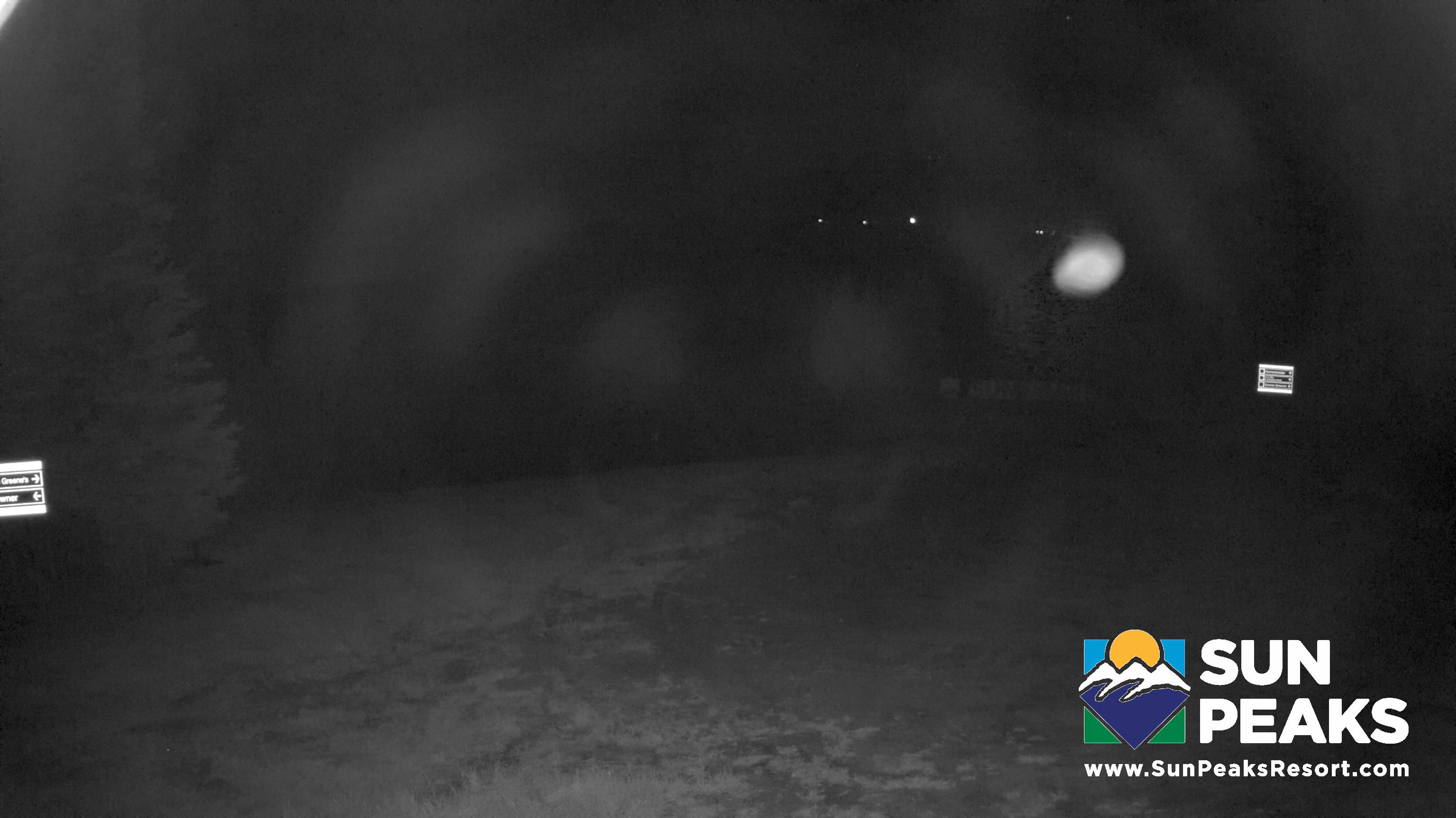 Sun Peaks Sundance snow cam captured at 19 September 2026 at 11:59 pm GMT-7