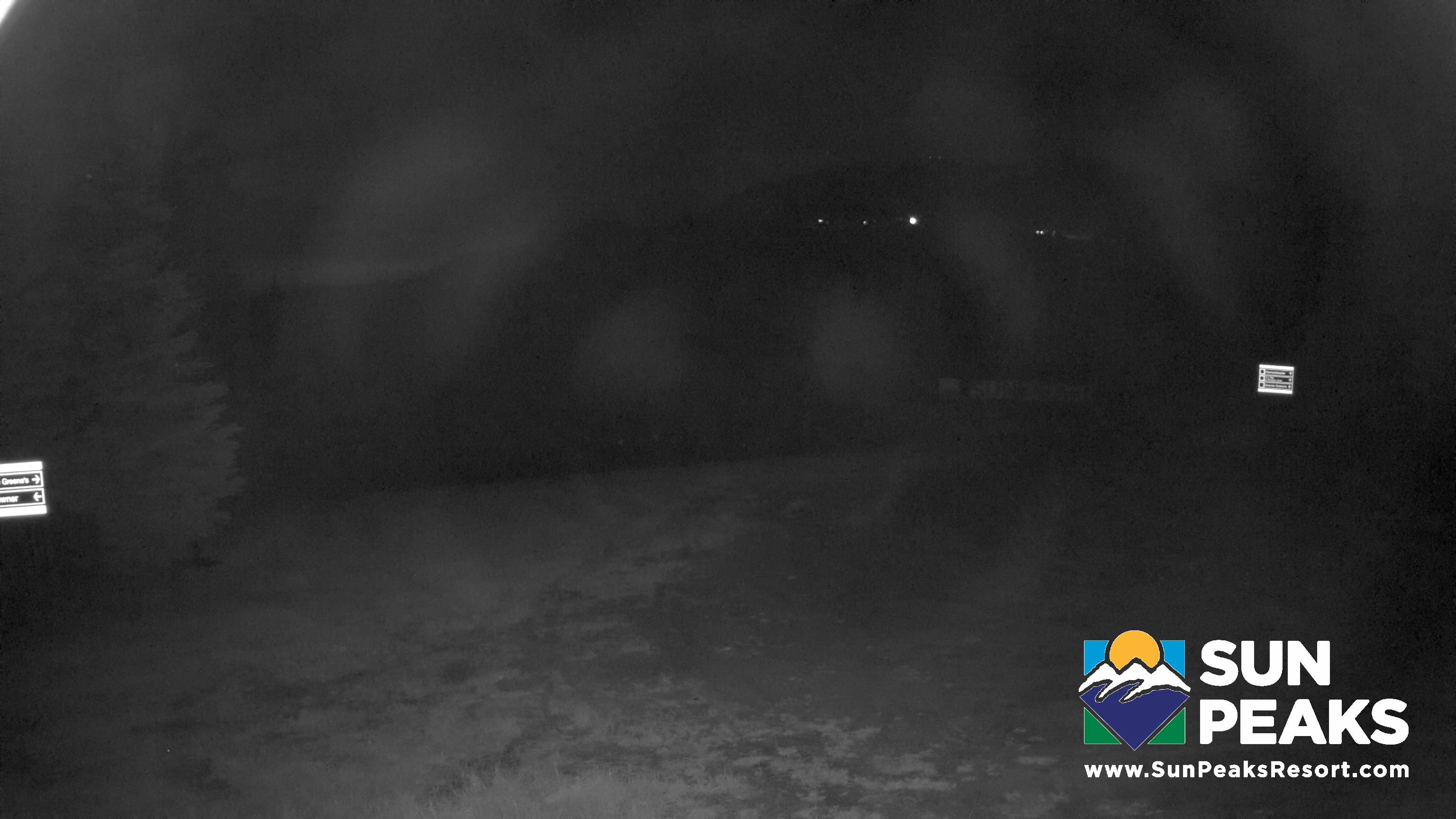 Sun Peaks Sundance snow cam captured at 20 September 2026 at 11:49 pm GMT-7