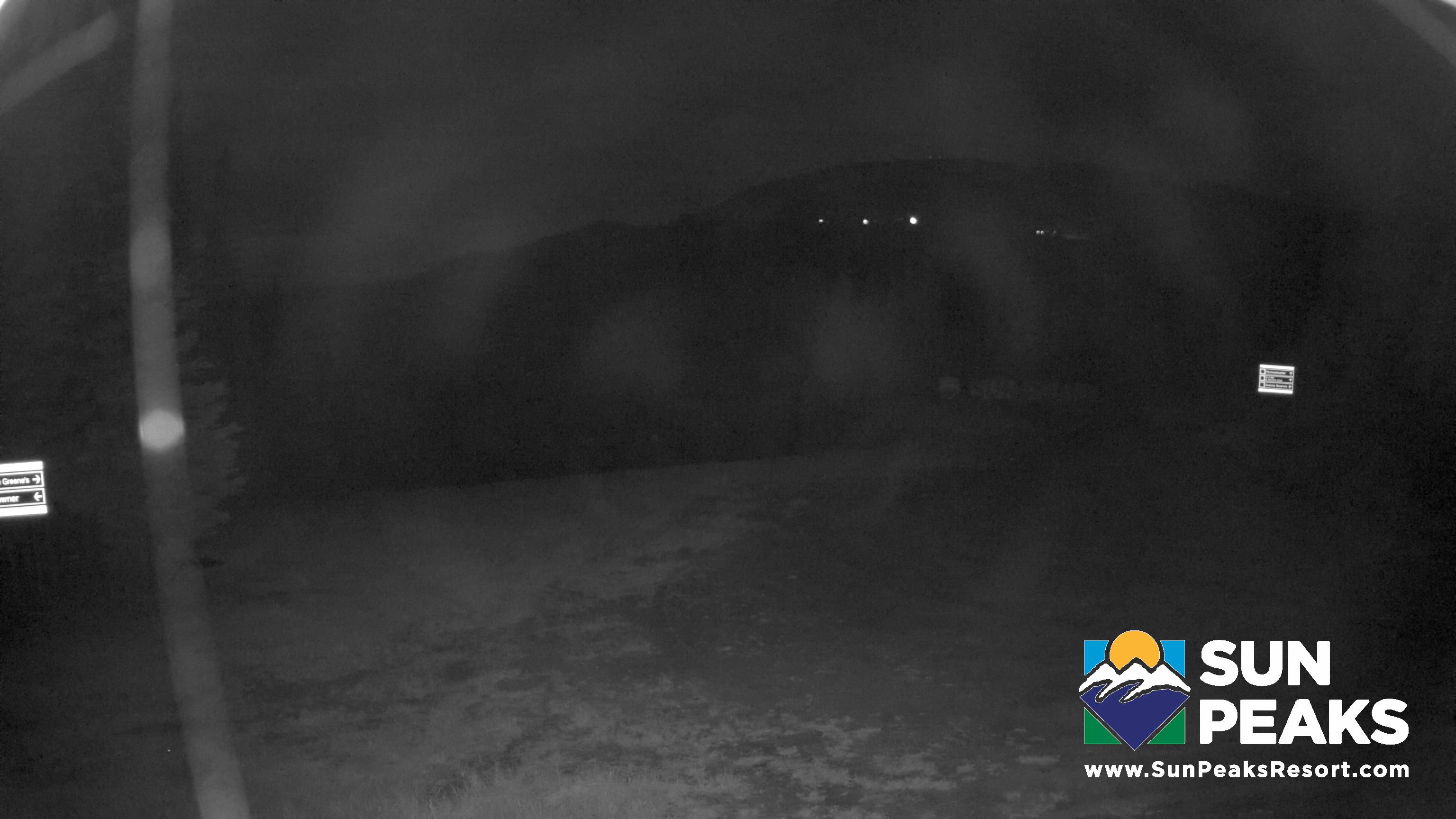 Sun Peaks Sundance snow cam captured at 22 September 2026 at 11:51 pm GMT-7