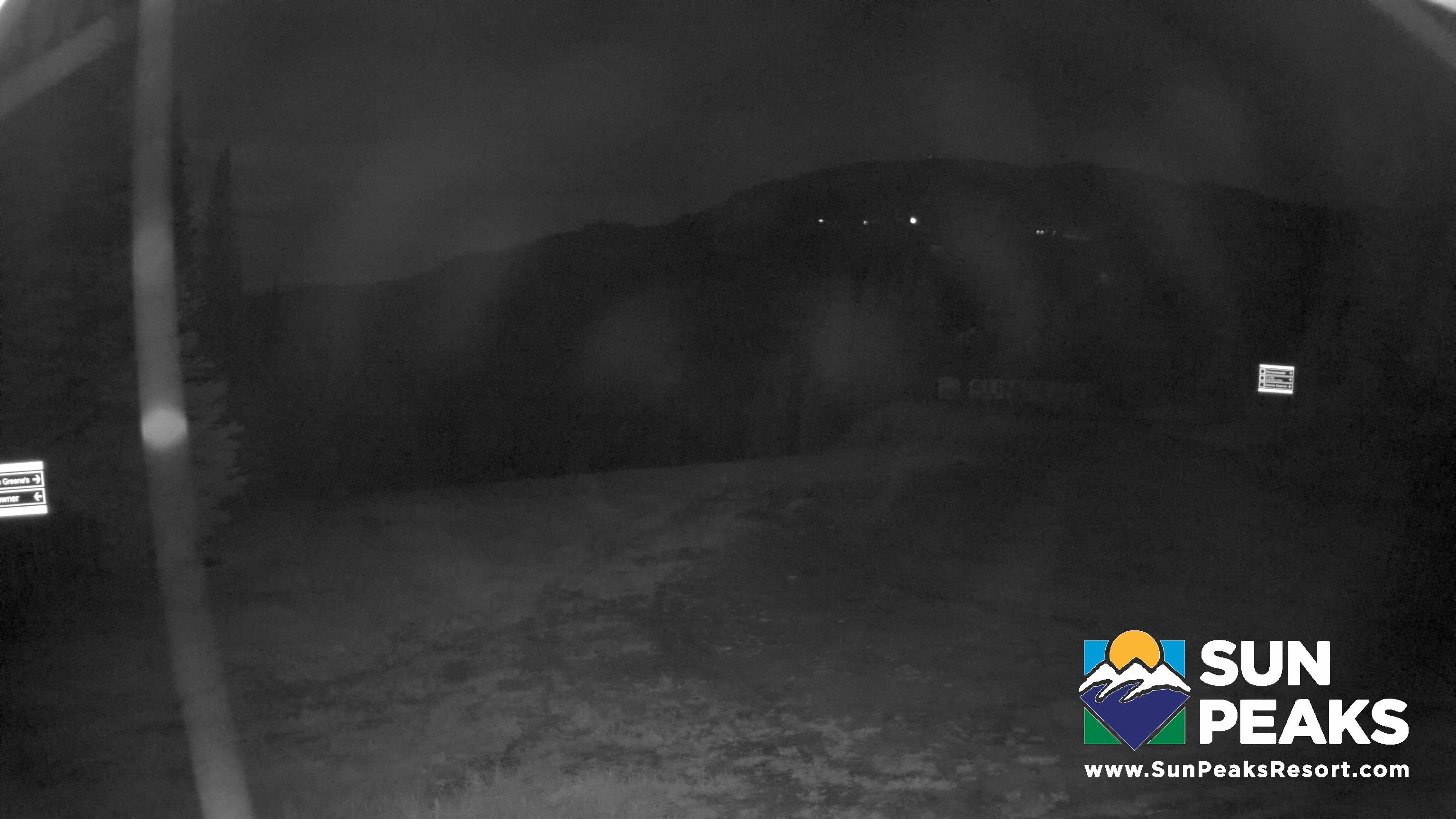 Sun Peaks Sundance snow cam captured at 23 September 2026 at 11:52 pm GMT-7