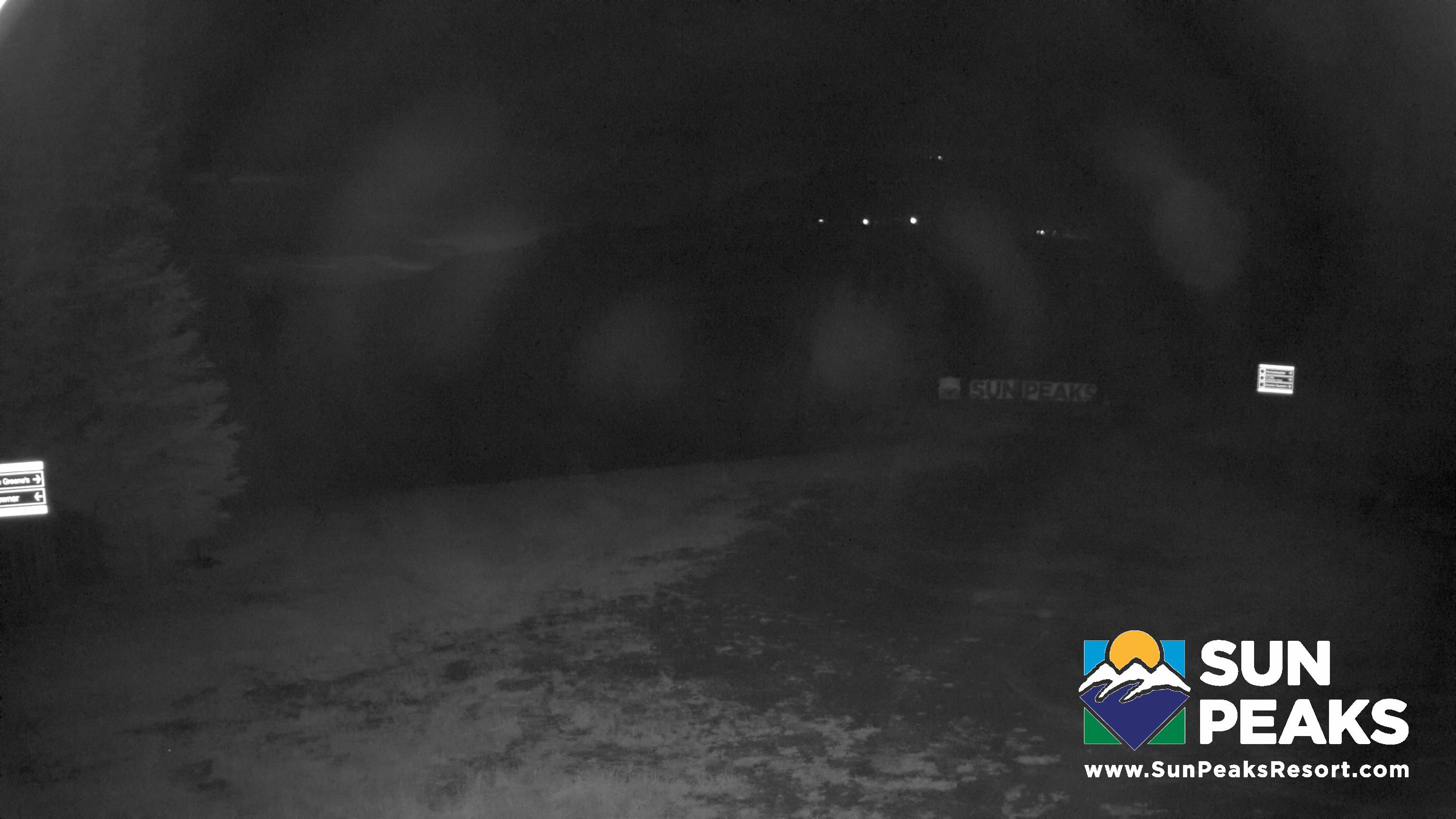Sun Peaks Sundance snow cam captured at 28 September 2026 at 11:56 pm GMT-7