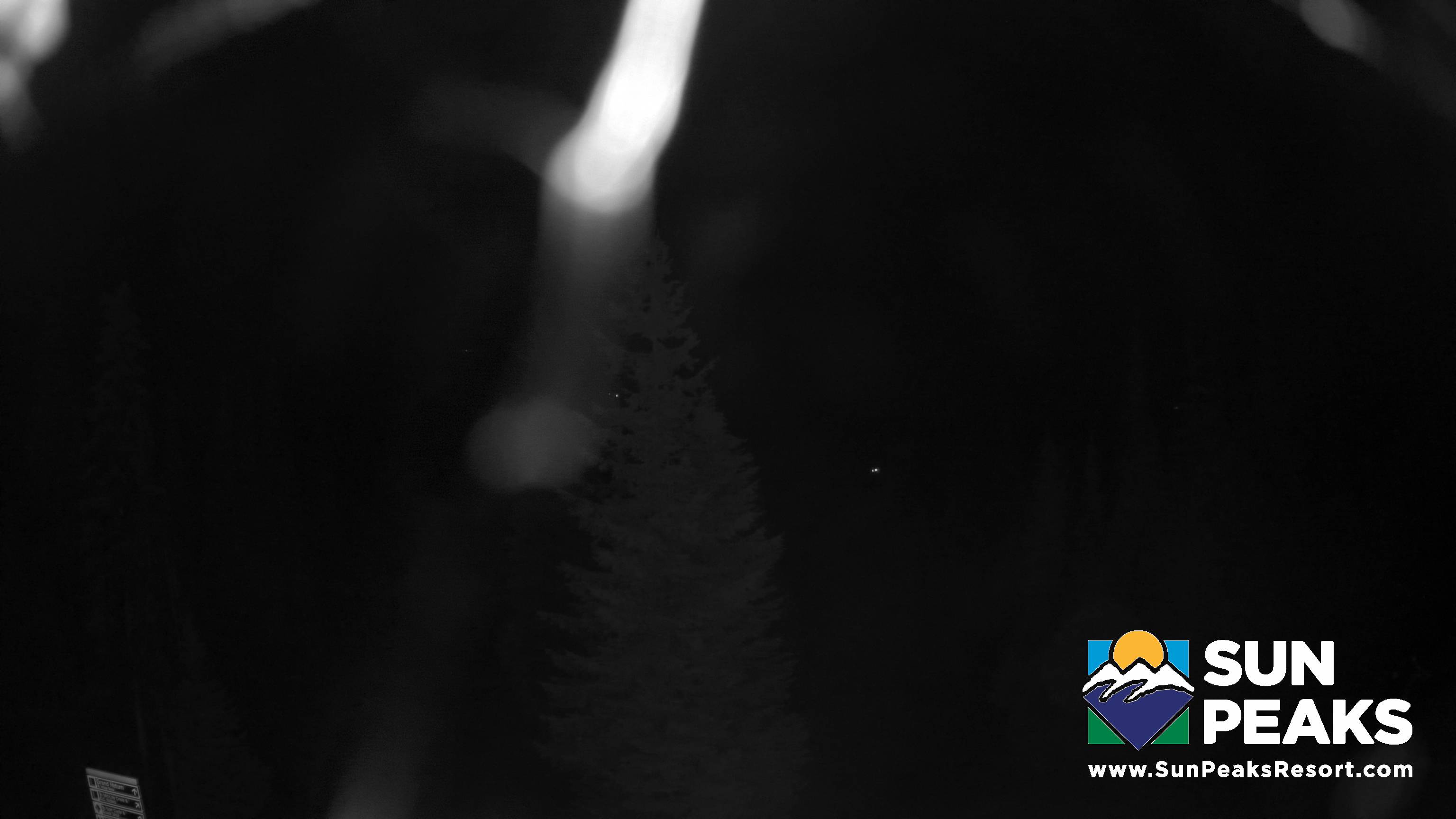 Sun Peaks Mount Tod snow cam captured at 20 September 2026 at 11:49 pm GMT-7