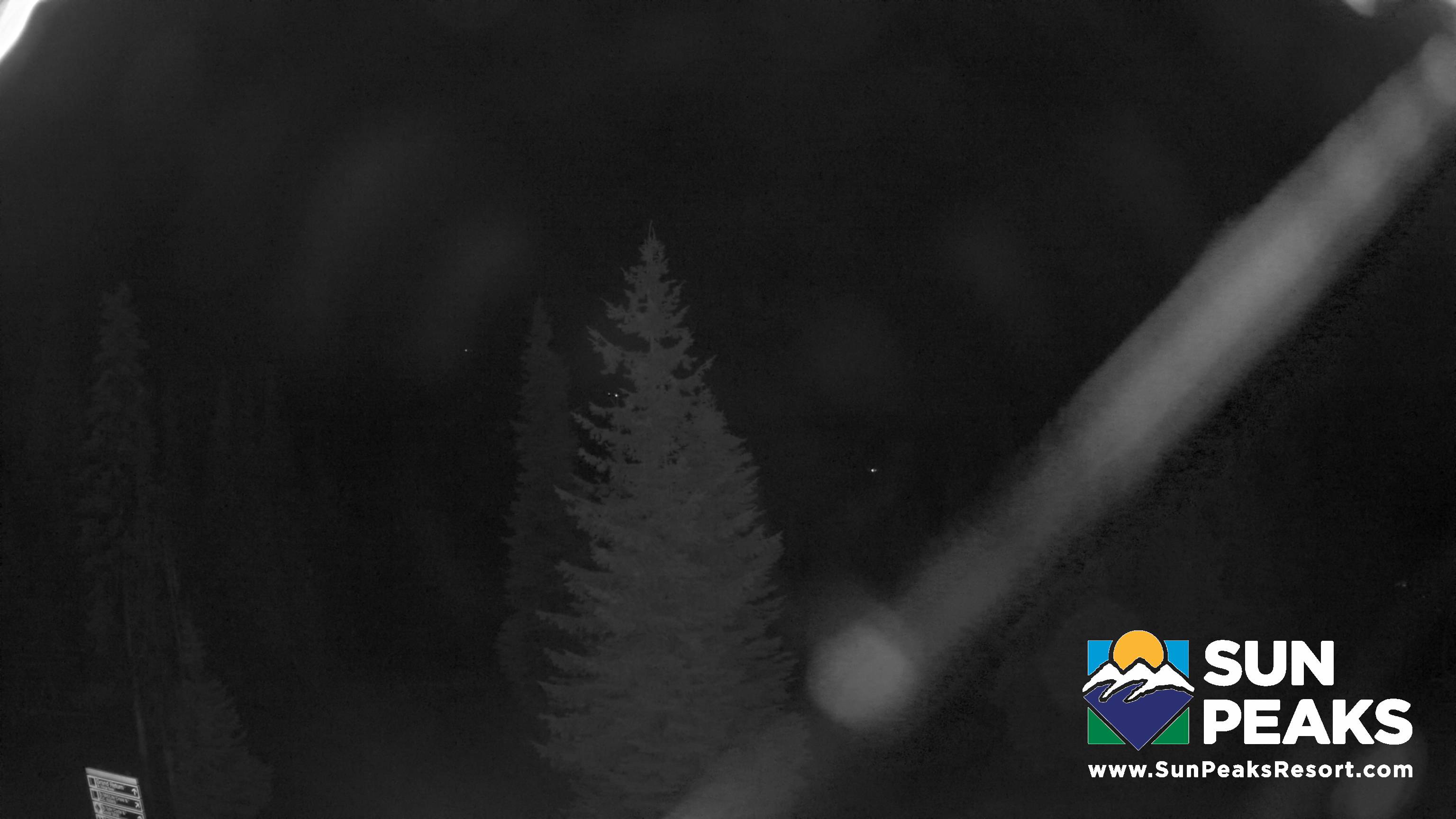 Sun Peaks Mount Tod snow cam captured at 21 September 2026 at 11:49 pm GMT-7