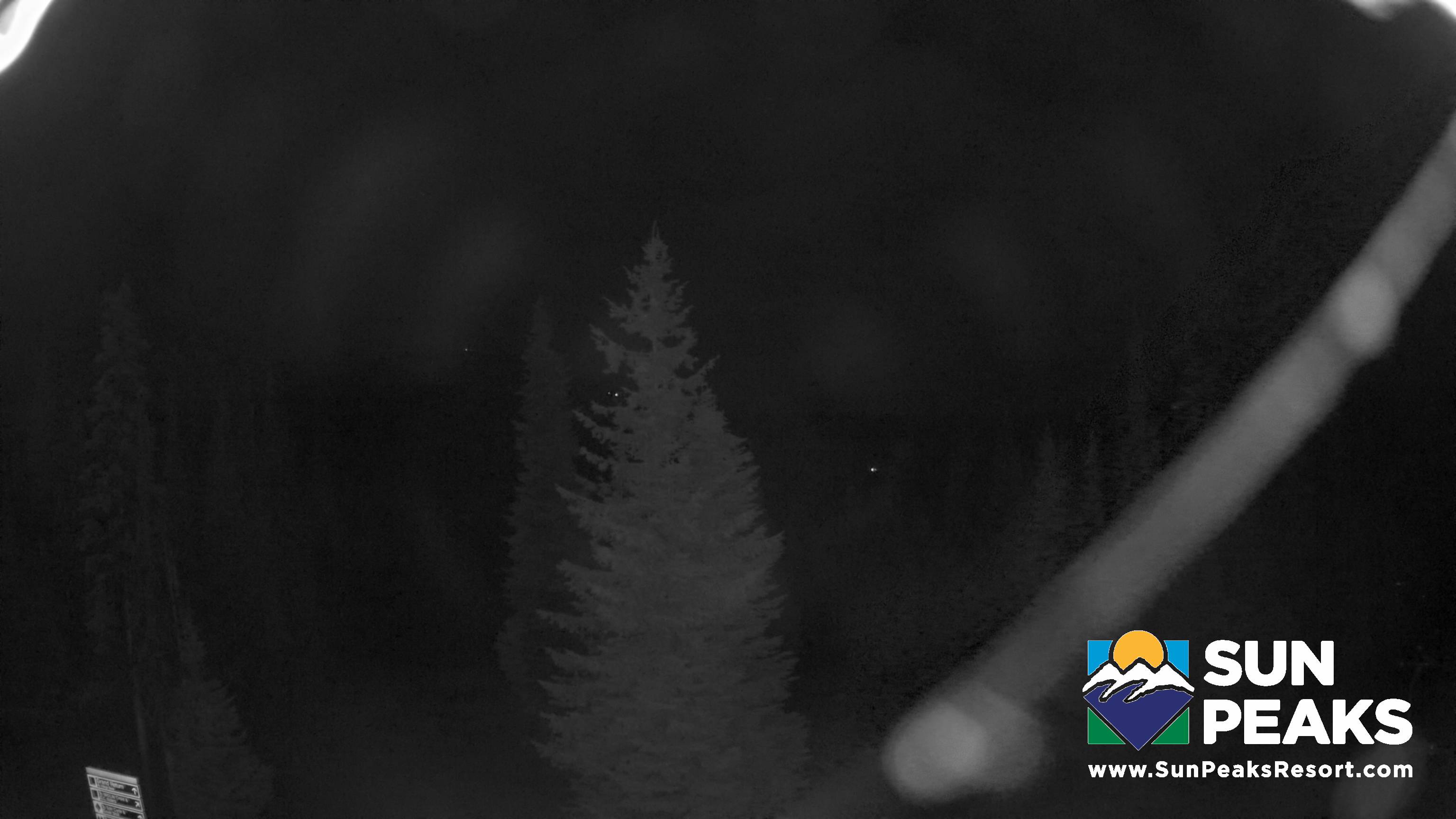 Sun Peaks Mount Tod snow cam captured at 22 September 2026 at 11:51 pm GMT-7