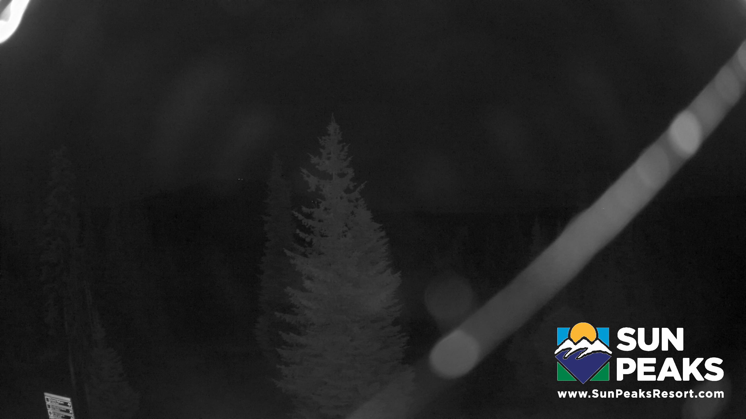 Sun Peaks Mount Tod snow cam captured at 24 September 2026 at 11:54 pm GMT-7