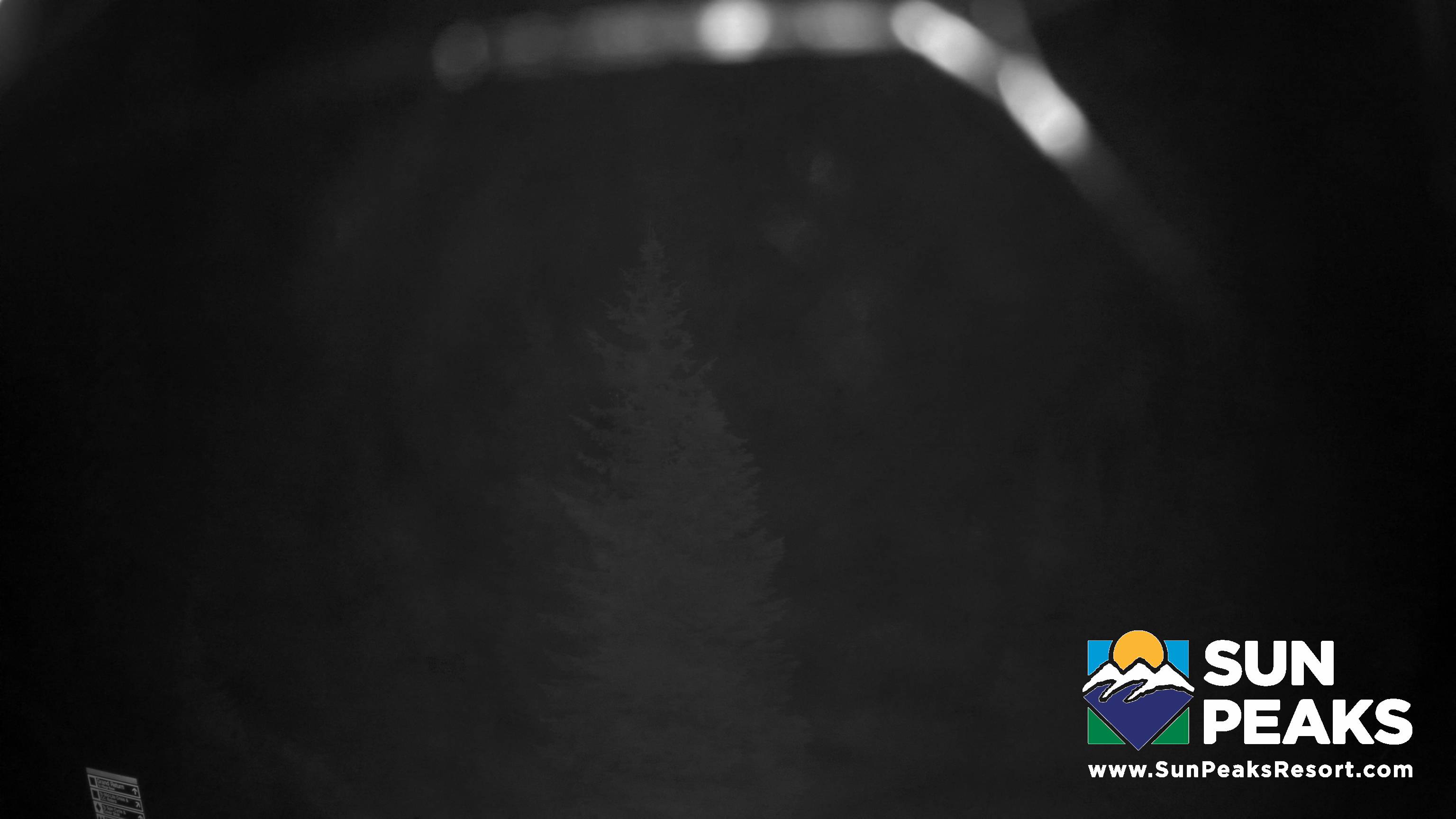 Sun Peaks Mount Tod snow cam captured at 1 October 2026 at 11:49 pm GMT-7
