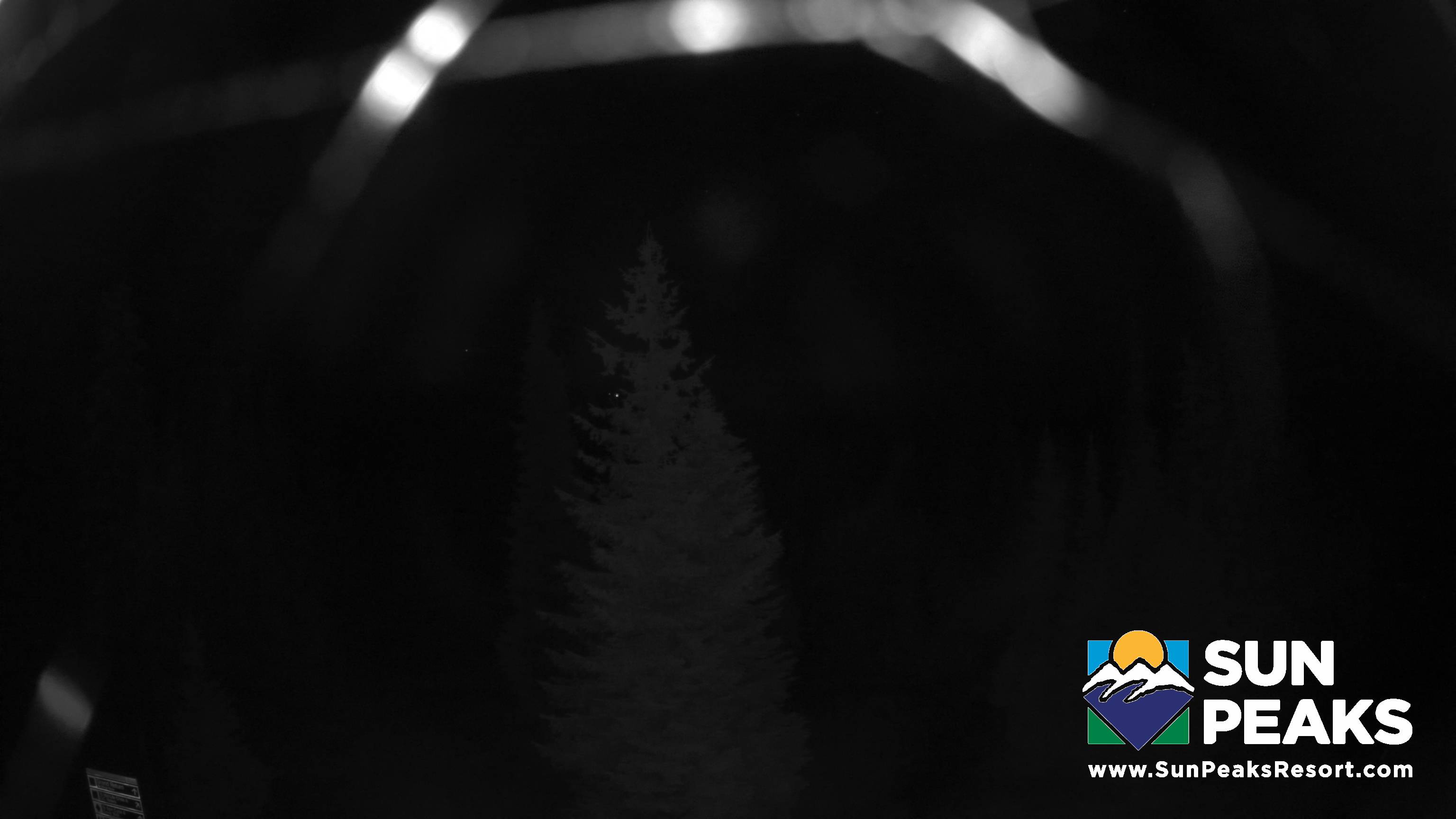 Sun Peaks Mount Tod snow cam captured at 3 October 2026 at 11:50 pm GMT-7