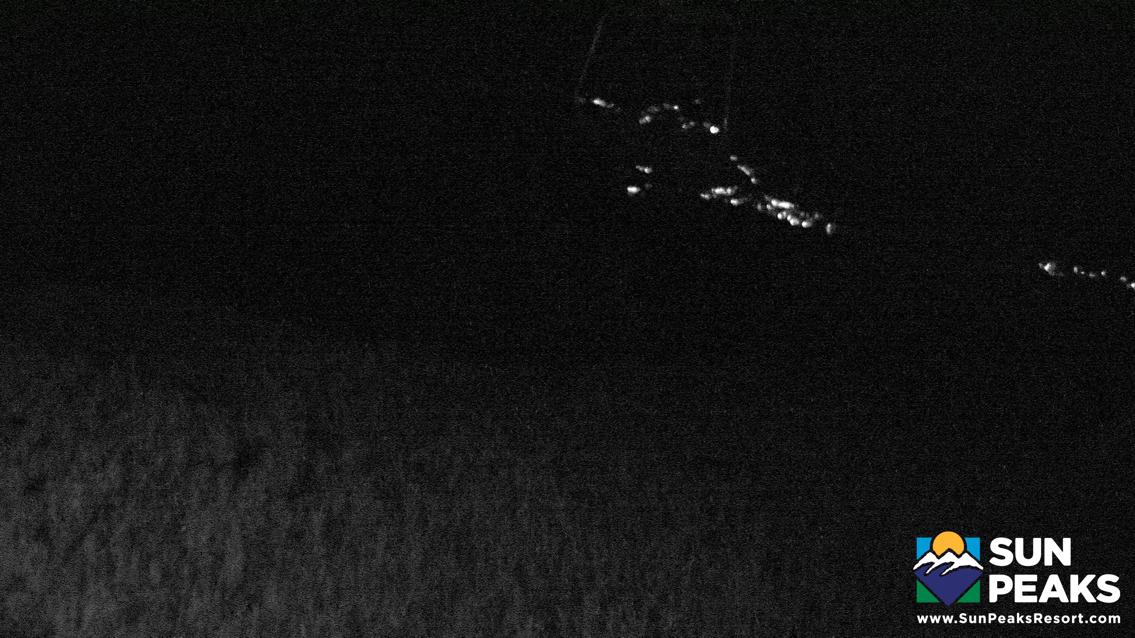 Sun Peaks Wildflowers snow cam captured at 3 October 2026 at 11:51 pm GMT-7