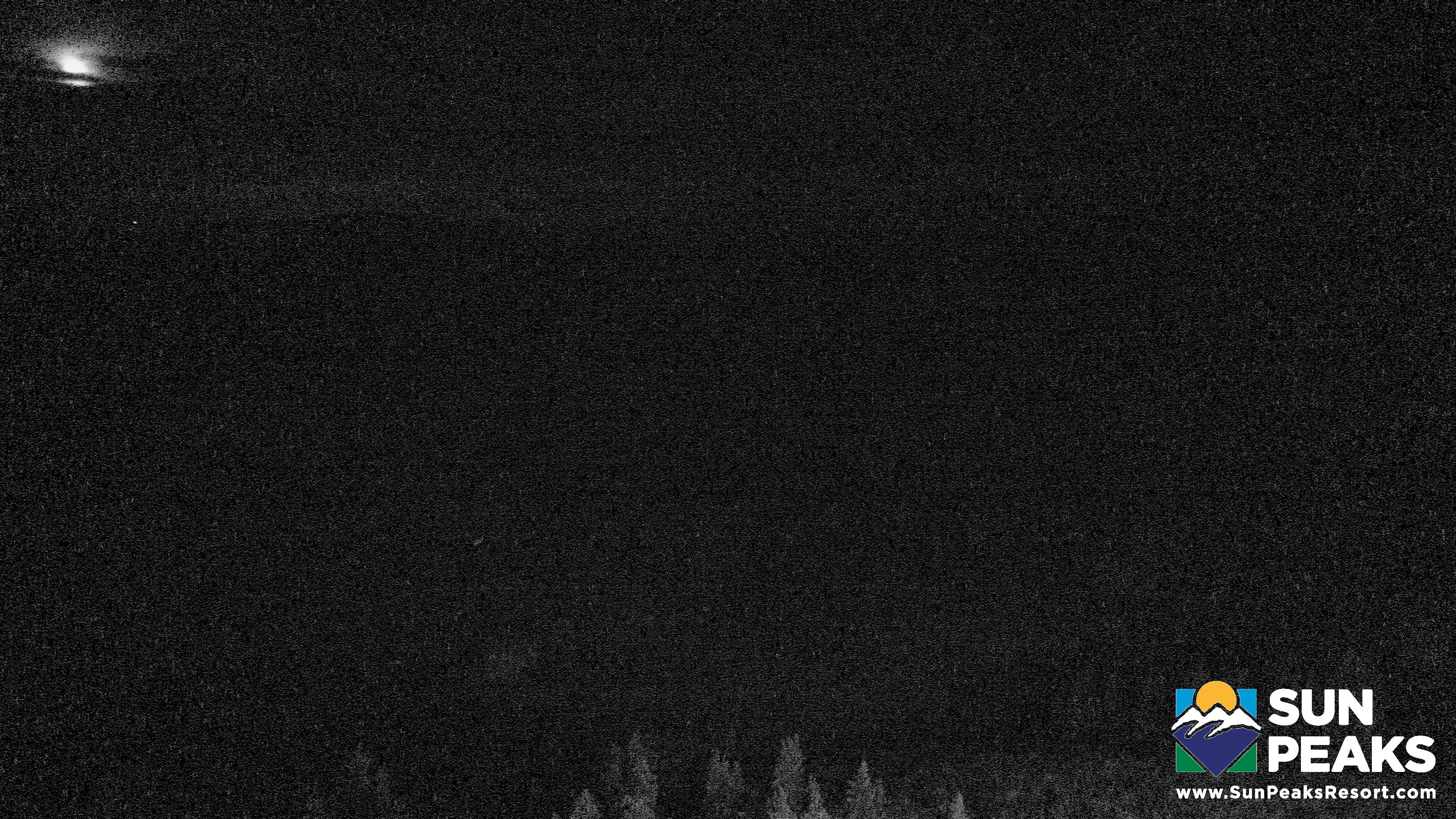 Sun Peaks West Bowl snow cam captured at 20 September 2026 at 11:49 pm GMT-7