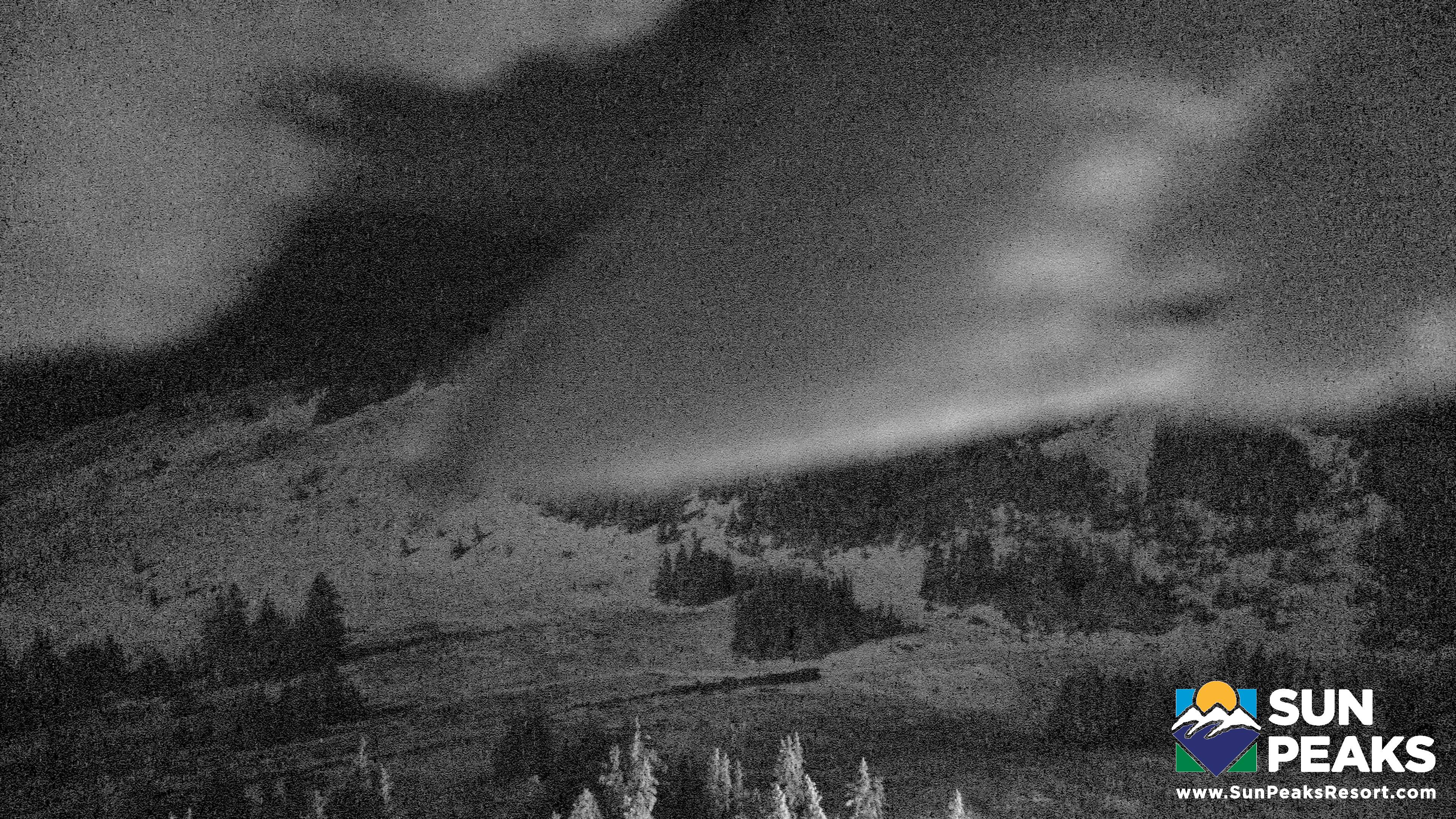 Sun Peaks West Bowl snow cam captured at 26 September 2026 at 10:56 pm GMT-7