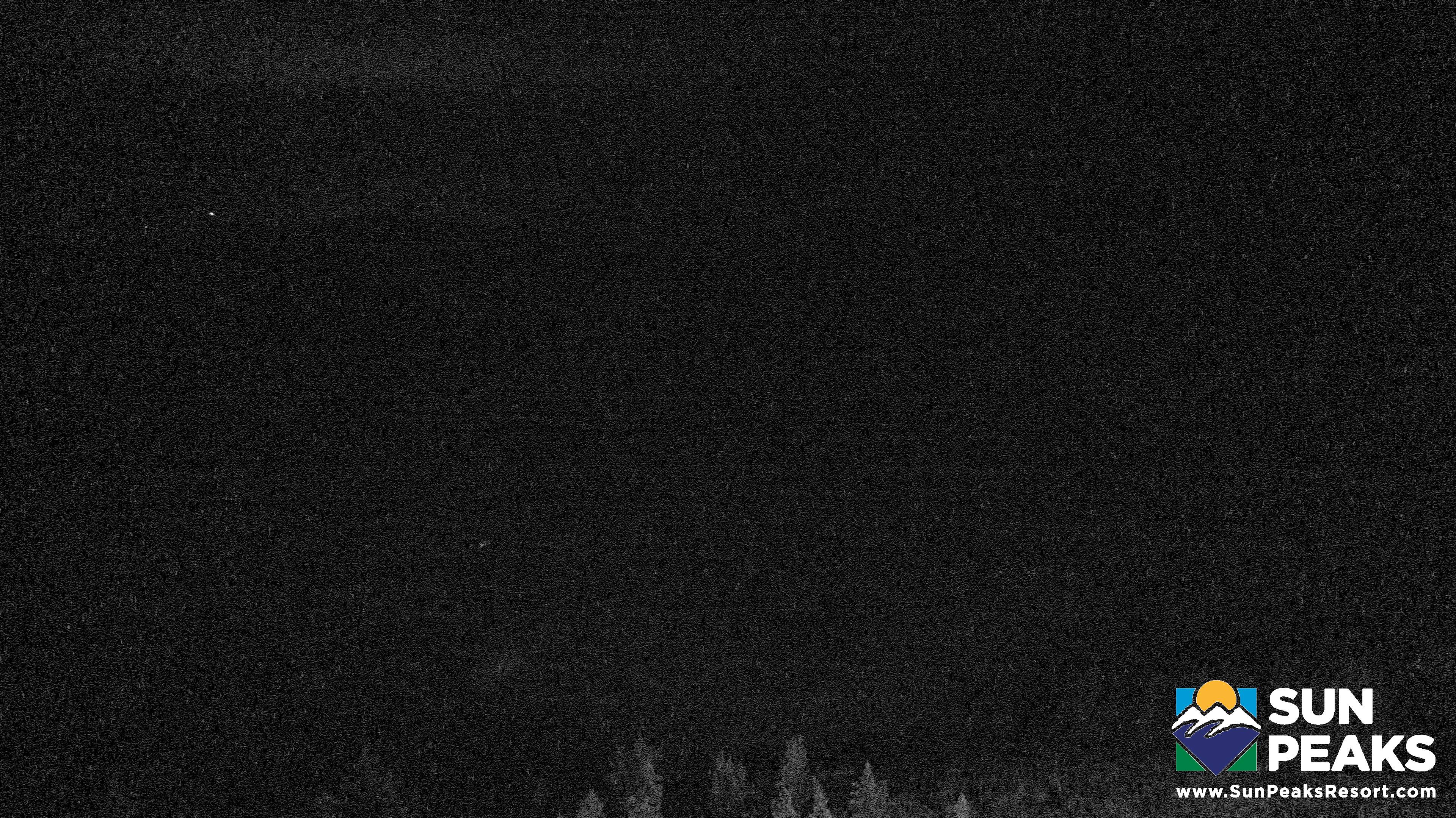 Sun Peaks West Bowl snow cam captured at 4 October 2026 at 11:59 pm GMT-7
