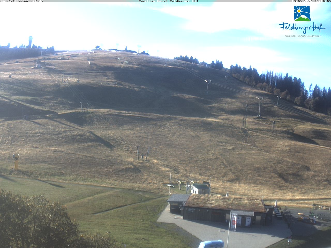 Feldberg Feldberger Hof snow cam captured at 15 September 2026 at 6:14 pm GMT+2