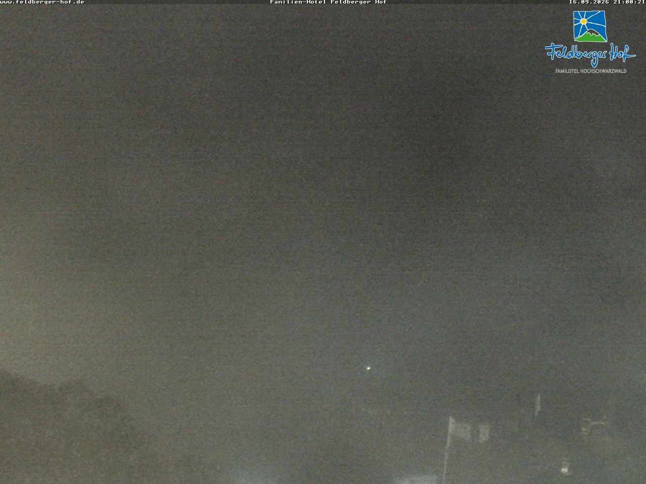 Feldberg Feldberger Hof snow cam captured at 16 September 2026 at 9:02 pm GMT+2