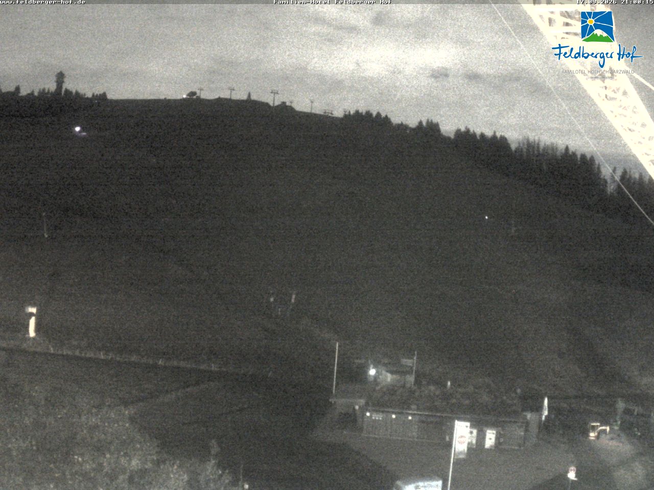 Feldberg Feldberger Hof snow cam captured at 17 September 2026 at 9:03 pm GMT+2