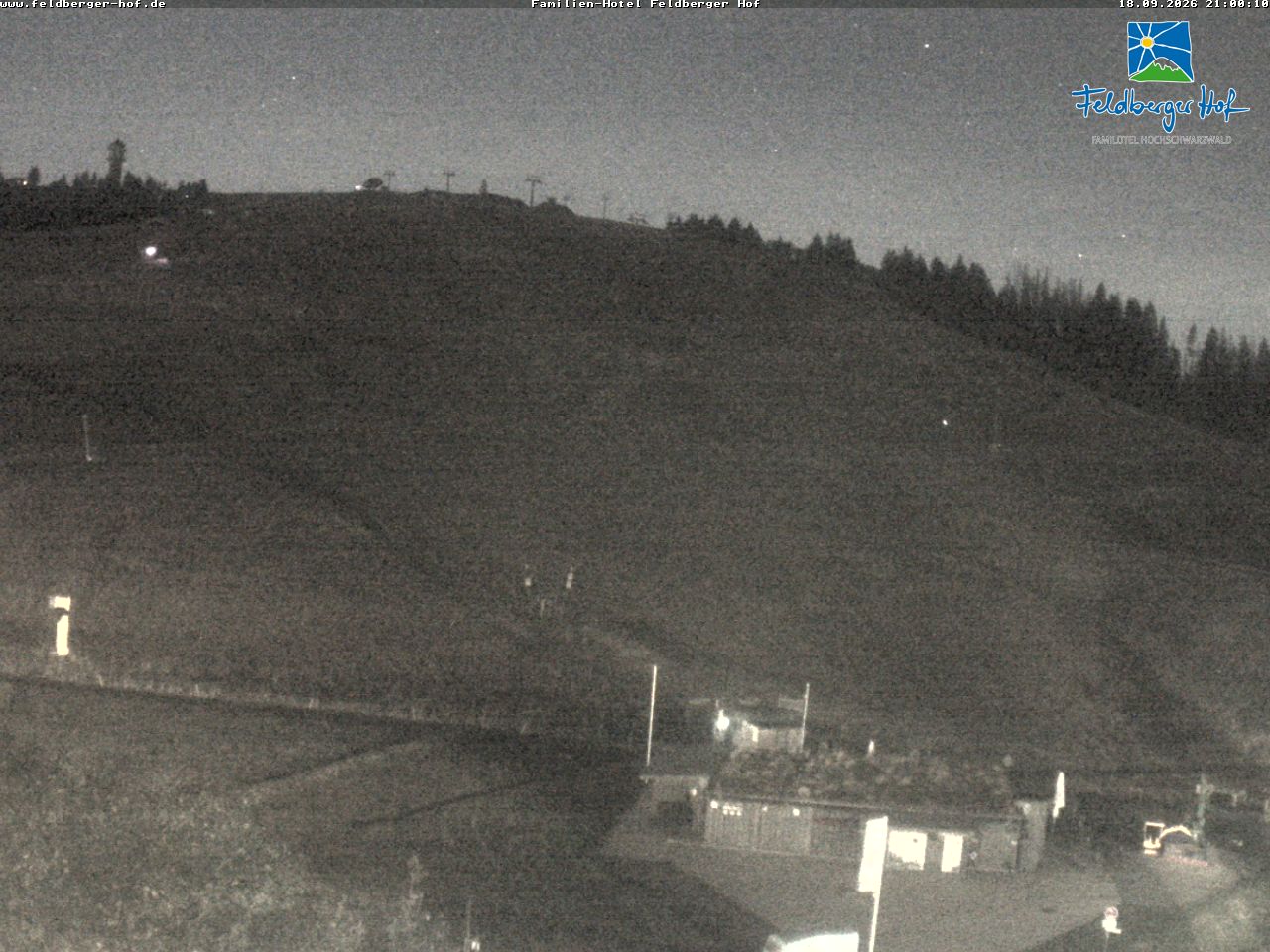 Feldberg Feldberger Hof snow cam captured at 18 September 2026 at 9:05 pm GMT+2