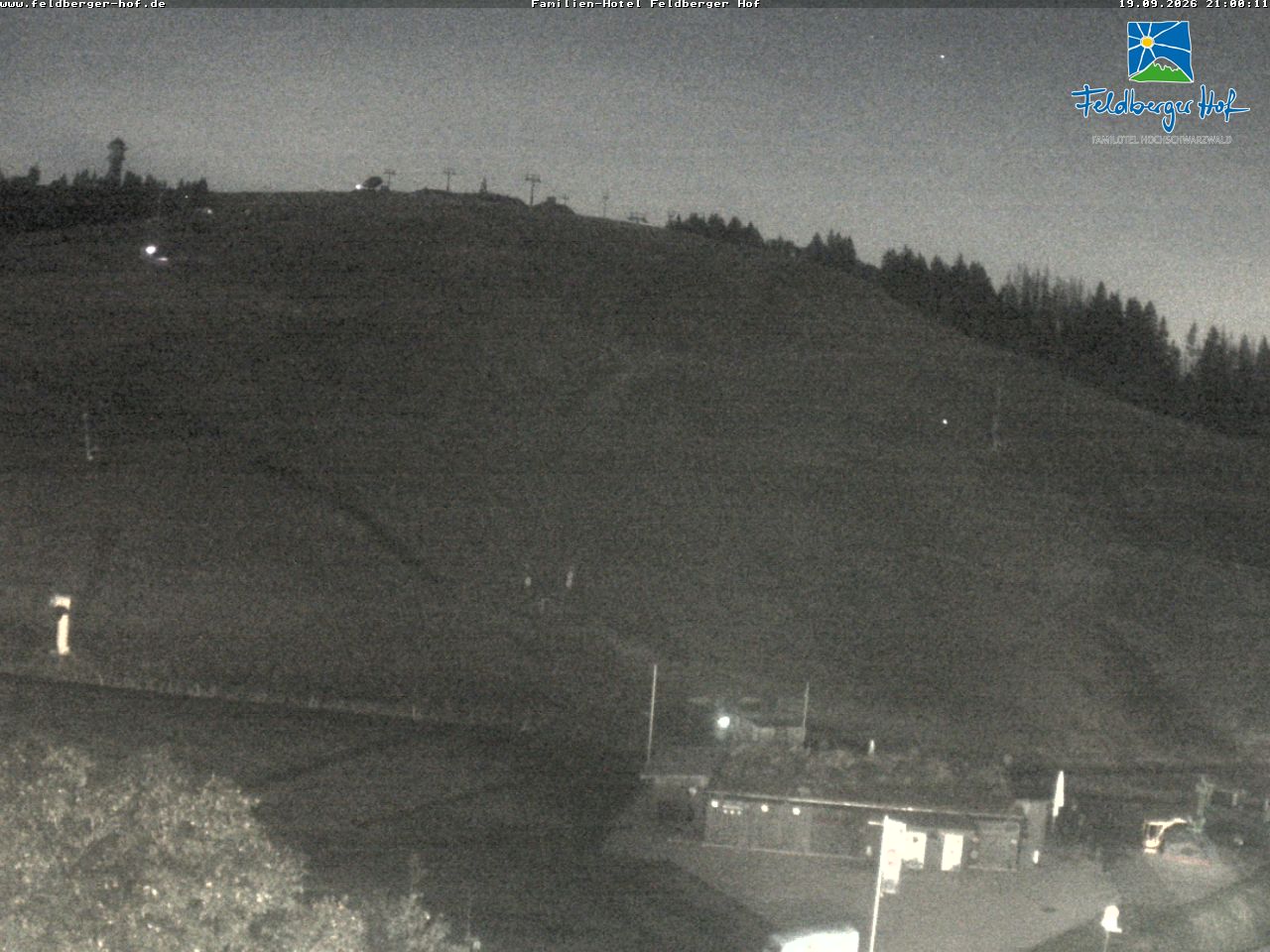 Feldberg Feldberger Hof snow cam captured at 19 September 2026 at 9:10 pm GMT+2