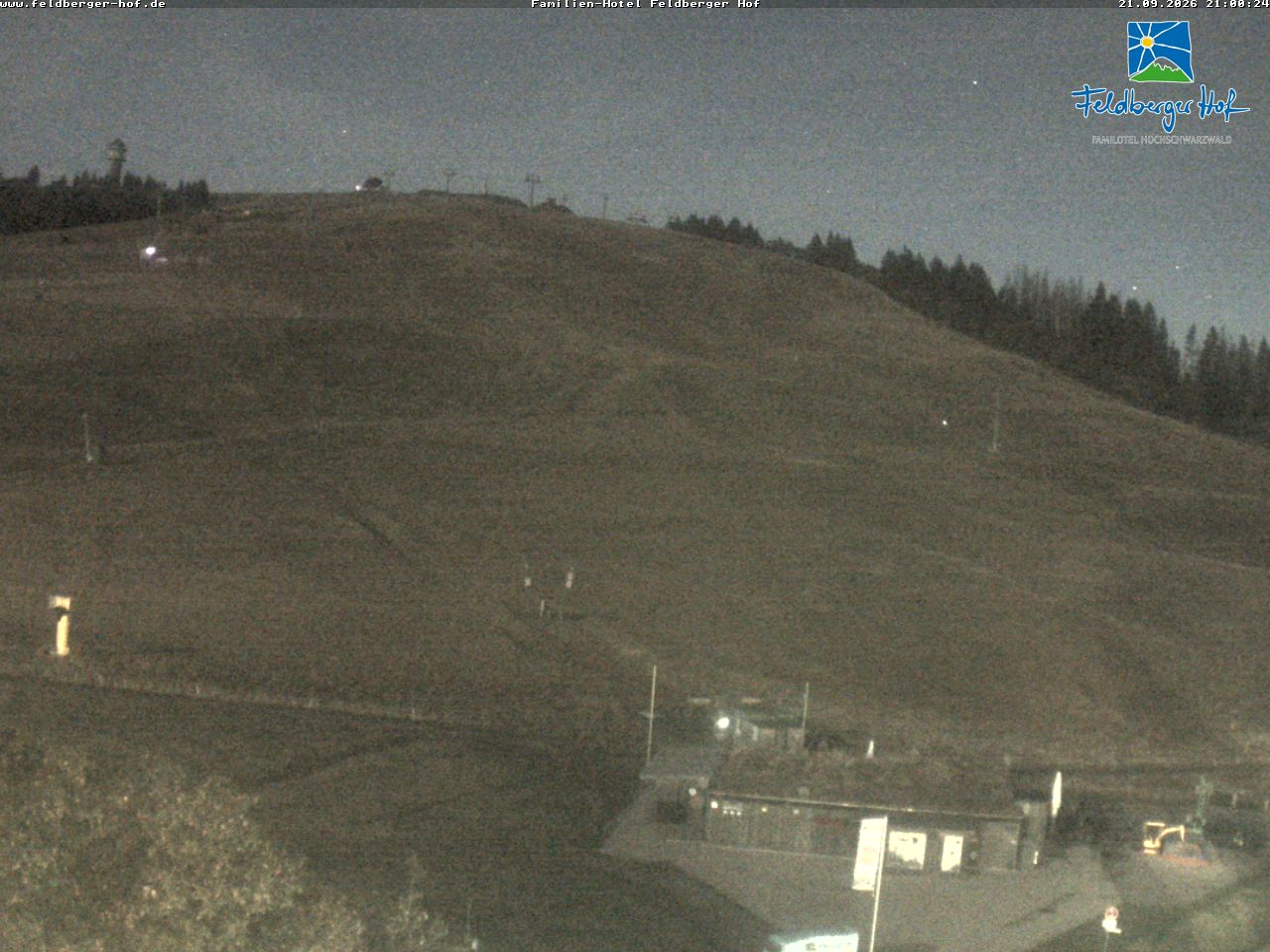 Feldberg Feldberger Hof snow cam captured at 21 September 2026 at 9:09 pm GMT+2