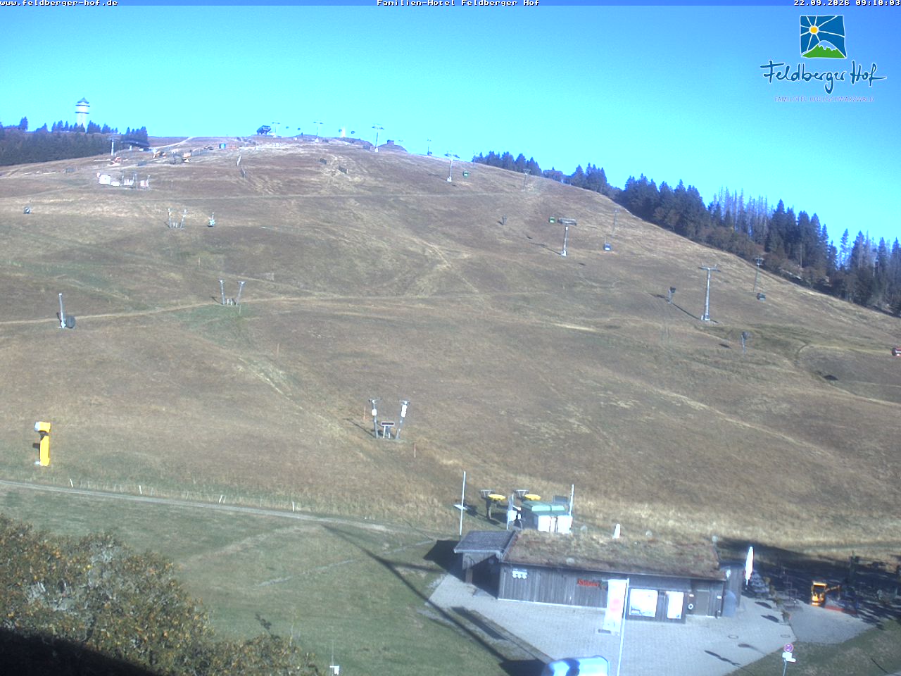 Feldberg Feldberger Hof snow cam captured at 22 September 2026 at 9:14 am GMT+2