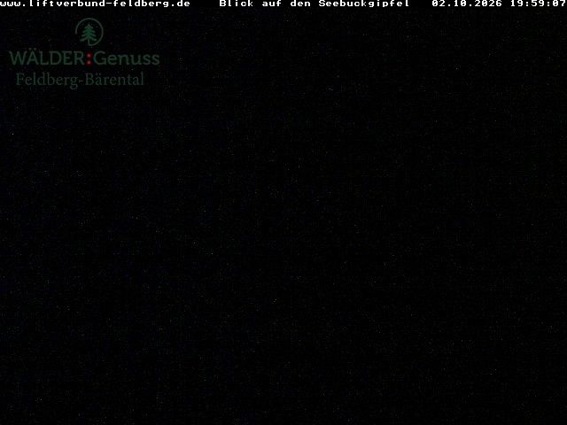 Feldberg Seebuck snow cam captured at 2 October 2026 at 8:02 pm GMT+2