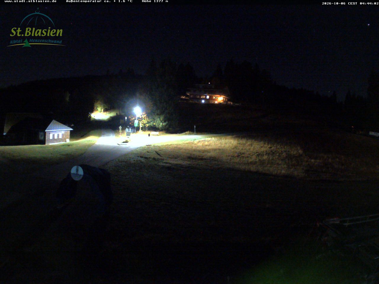 Feldberg Grafenmatt snow cam captured at 6 October 2026 at 4:44 am GMT+2