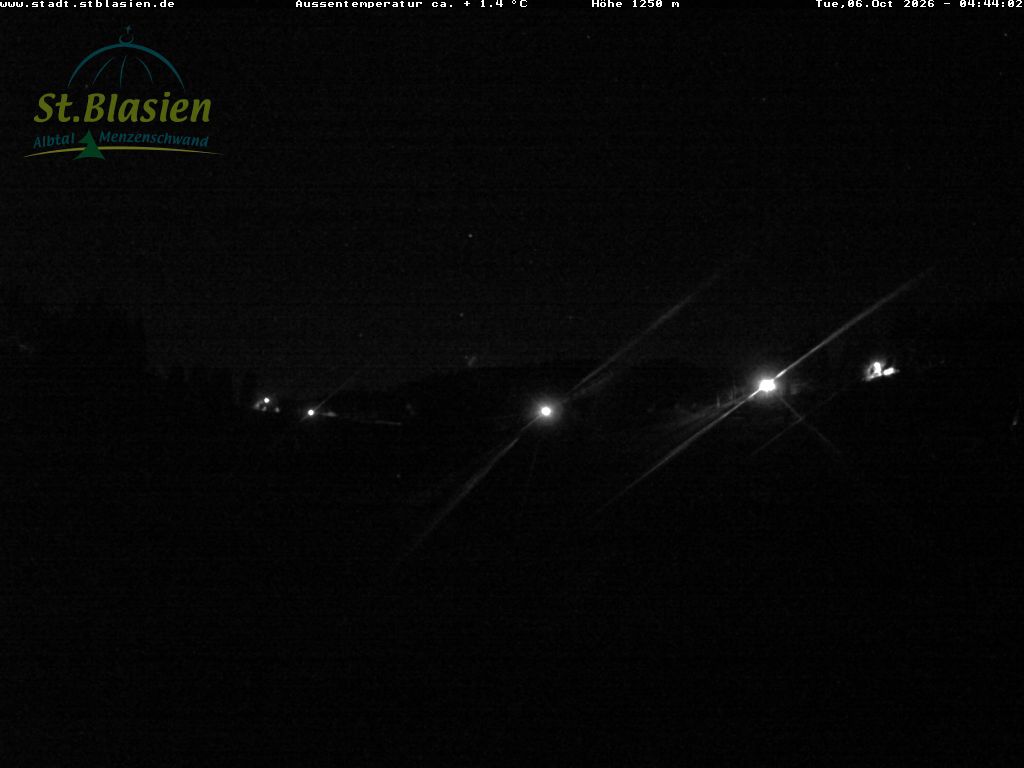 Feldberg Zeigerbahn snow cam captured at 6 October 2026 at 4:44 am GMT+2