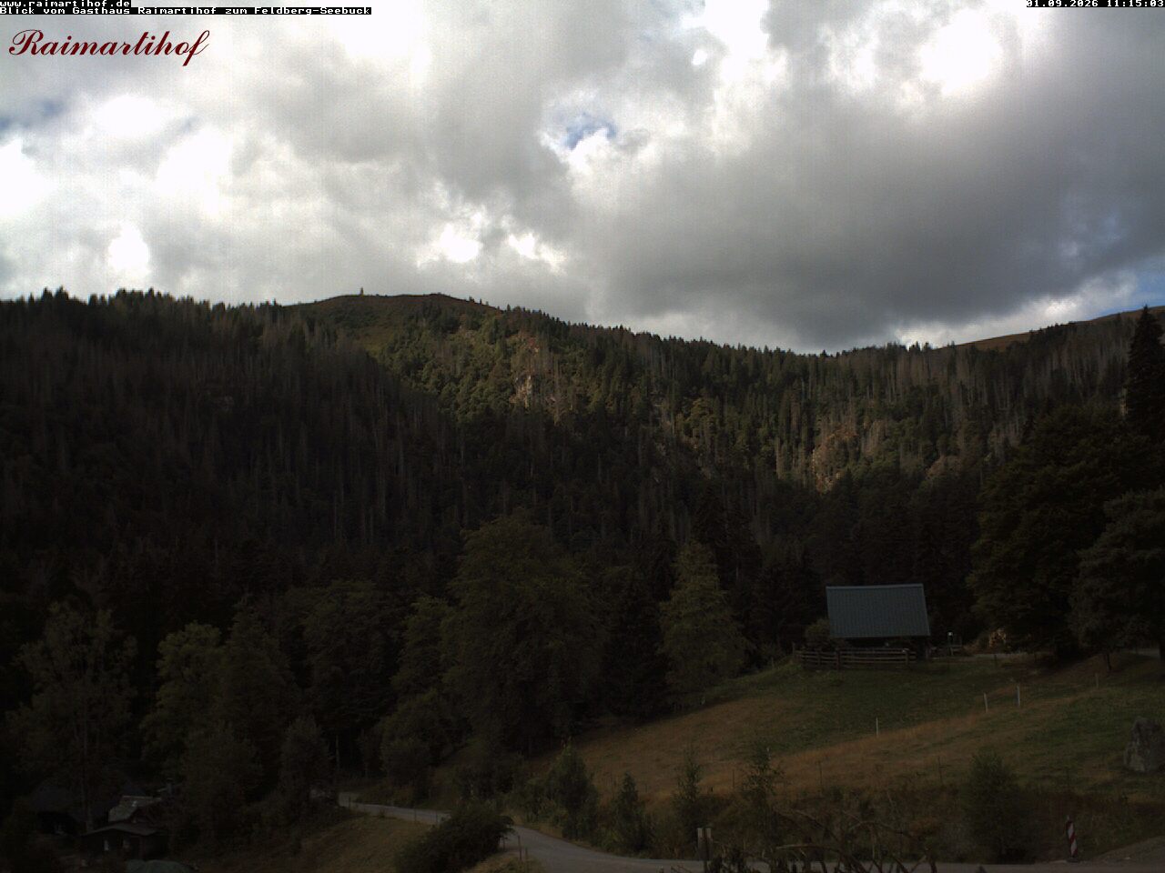 Feldberg Raimartihof toward Feldberg-Seebuck snow cam captured at 20 September 2026 at 10:40 am GMT+2