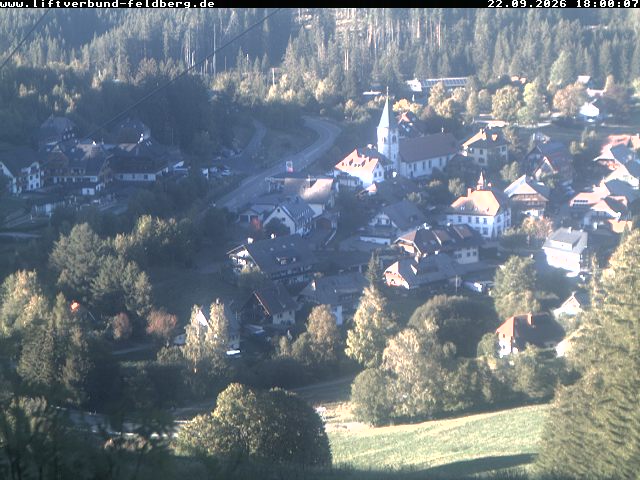 Feldberg Altglashütten - Schwarzenbachlift snow cam captured at 22 September 2026 at 6:02 pm GMT+2