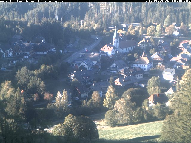 Feldberg Altglashütten - Schwarzenbachlift snow cam captured at 23 September 2026 at 6:03 pm GMT+2