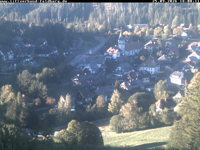 Feldberg Altglashütten - Schwarzenbachlift snow cam captured at 25 September 2026 at 6:10 pm GMT+2