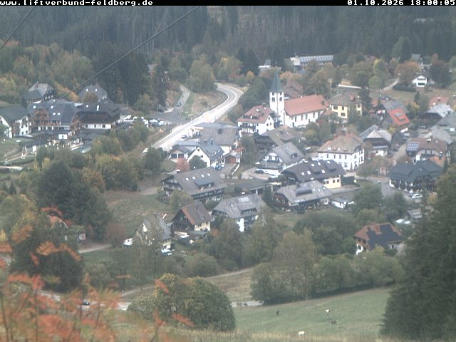 Feldberg Altglashütten - Schwarzenbachlift snow cam captured at 1 October 2026 at 6:09 pm GMT+2