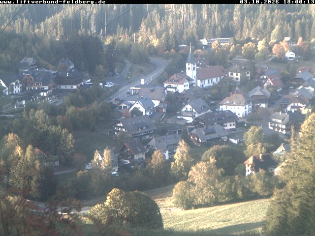 Feldberg Altglashütten - Schwarzenbachlift snow cam captured at 3 October 2026 at 6:10 pm GMT+2
