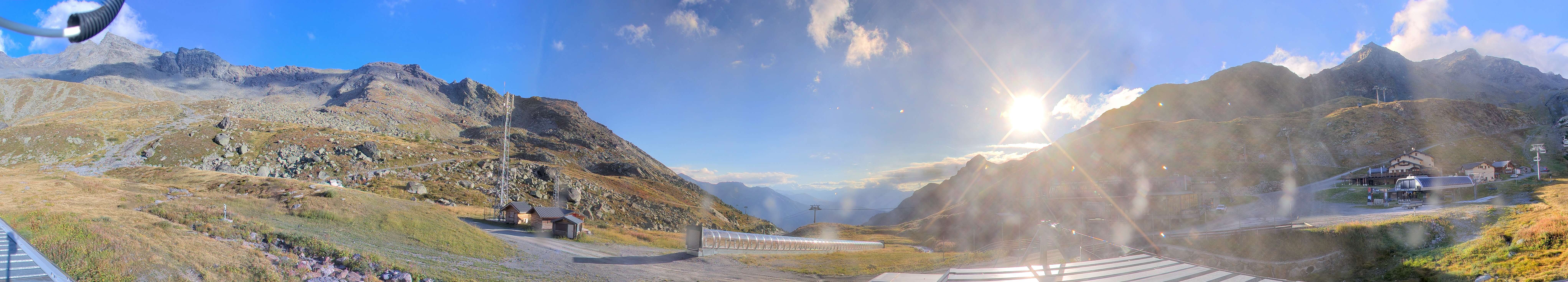 Val Thorens Plan Bouchet - Orelle snow cam captured at 15 September 2026 at 6:31 pm GMT+2