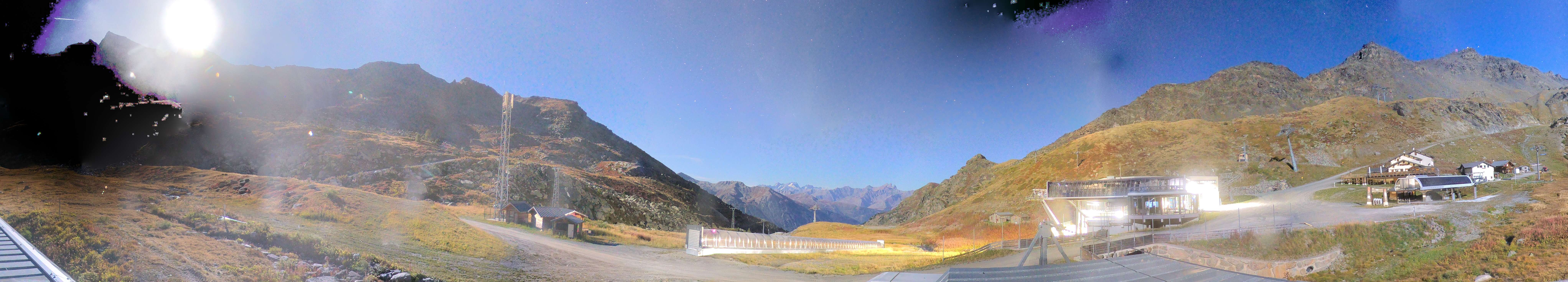 Val Thorens Plan Bouchet - Orelle snow cam captured at 26 September 2026 at 9:48 pm GMT+2