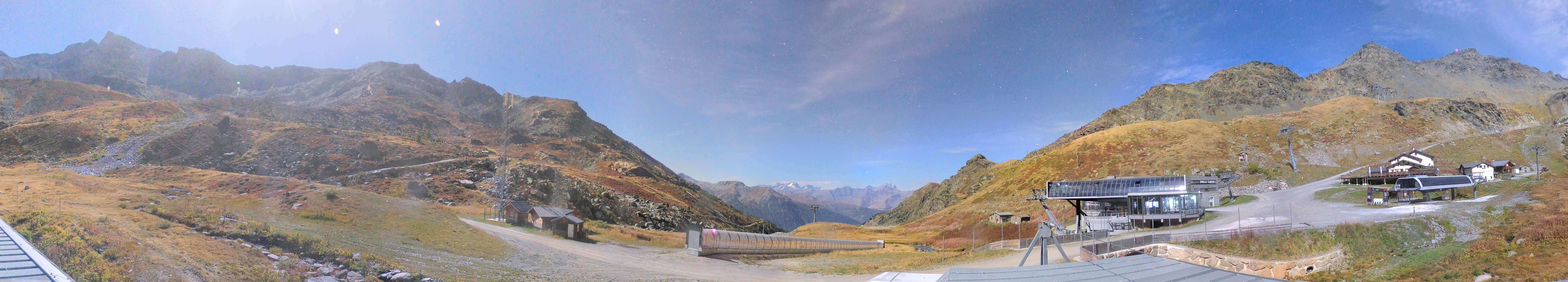 Val Thorens Plan Bouchet - Orelle snow cam captured at 27 September 2026 at 11:49 pm GMT+2